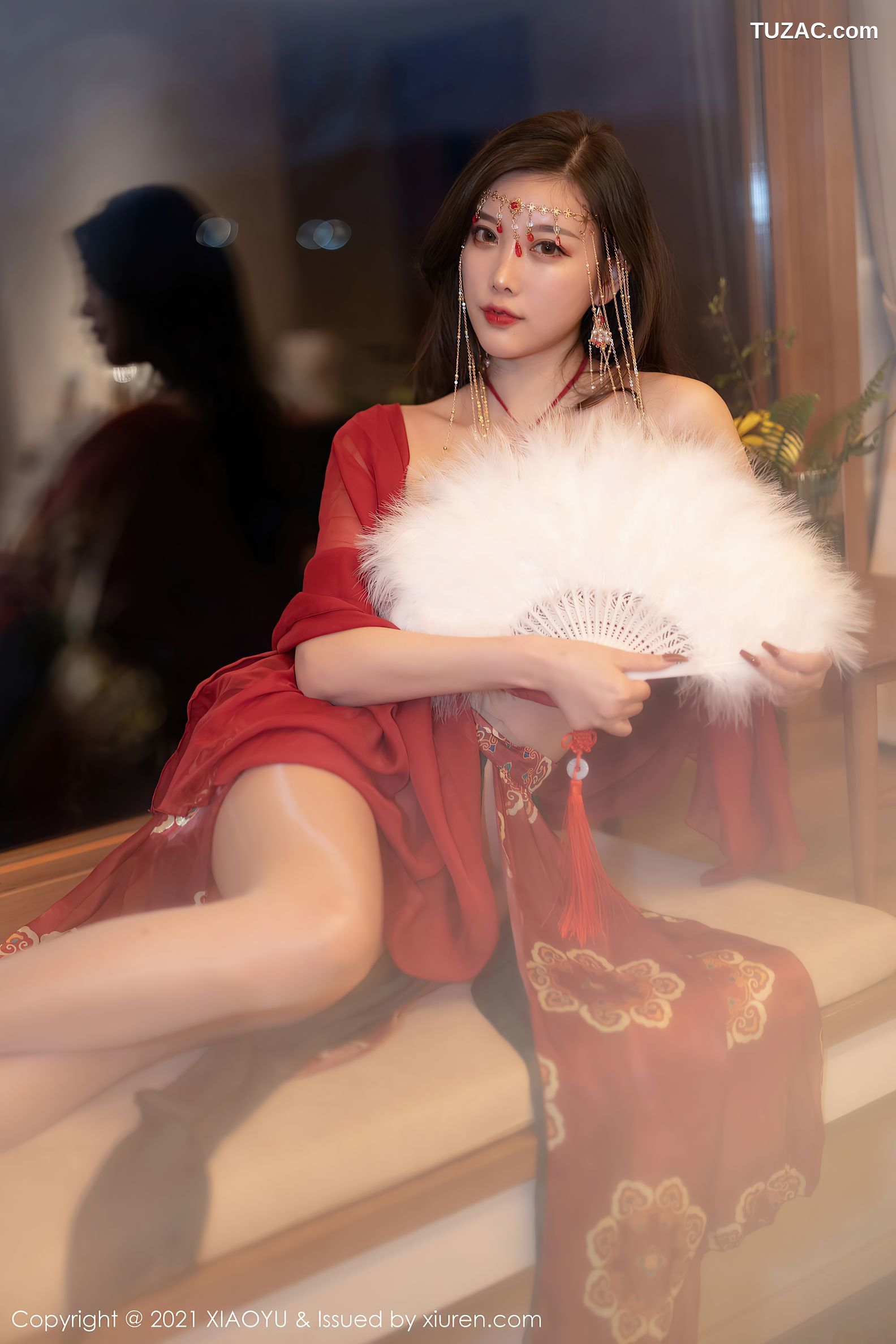 XiaoYu语画界-688-杨晨晨Sugar-丽江心愿旅拍红色古装肚兜-2021.12.31