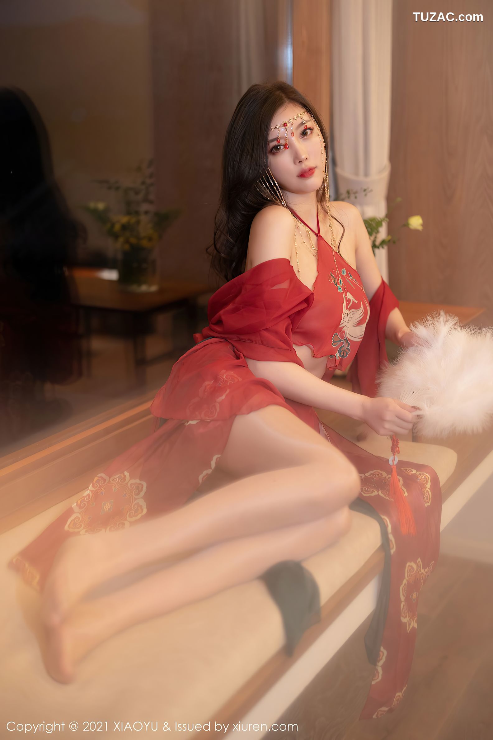 XiaoYu语画界-688-杨晨晨Sugar-丽江心愿旅拍红色古装肚兜-2021.12.31