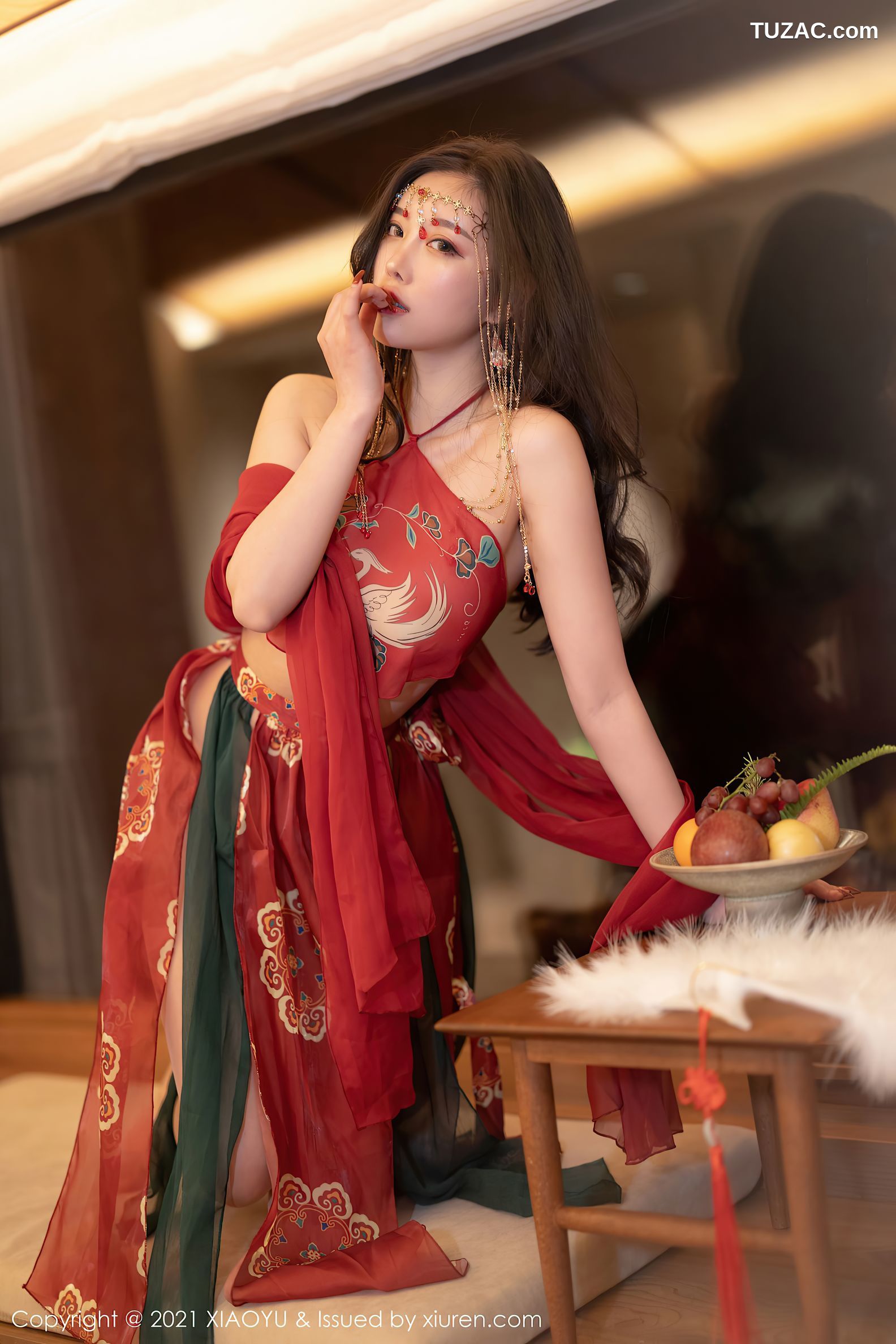 XiaoYu语画界-688-杨晨晨Sugar-丽江心愿旅拍红色古装肚兜-2021.12.31