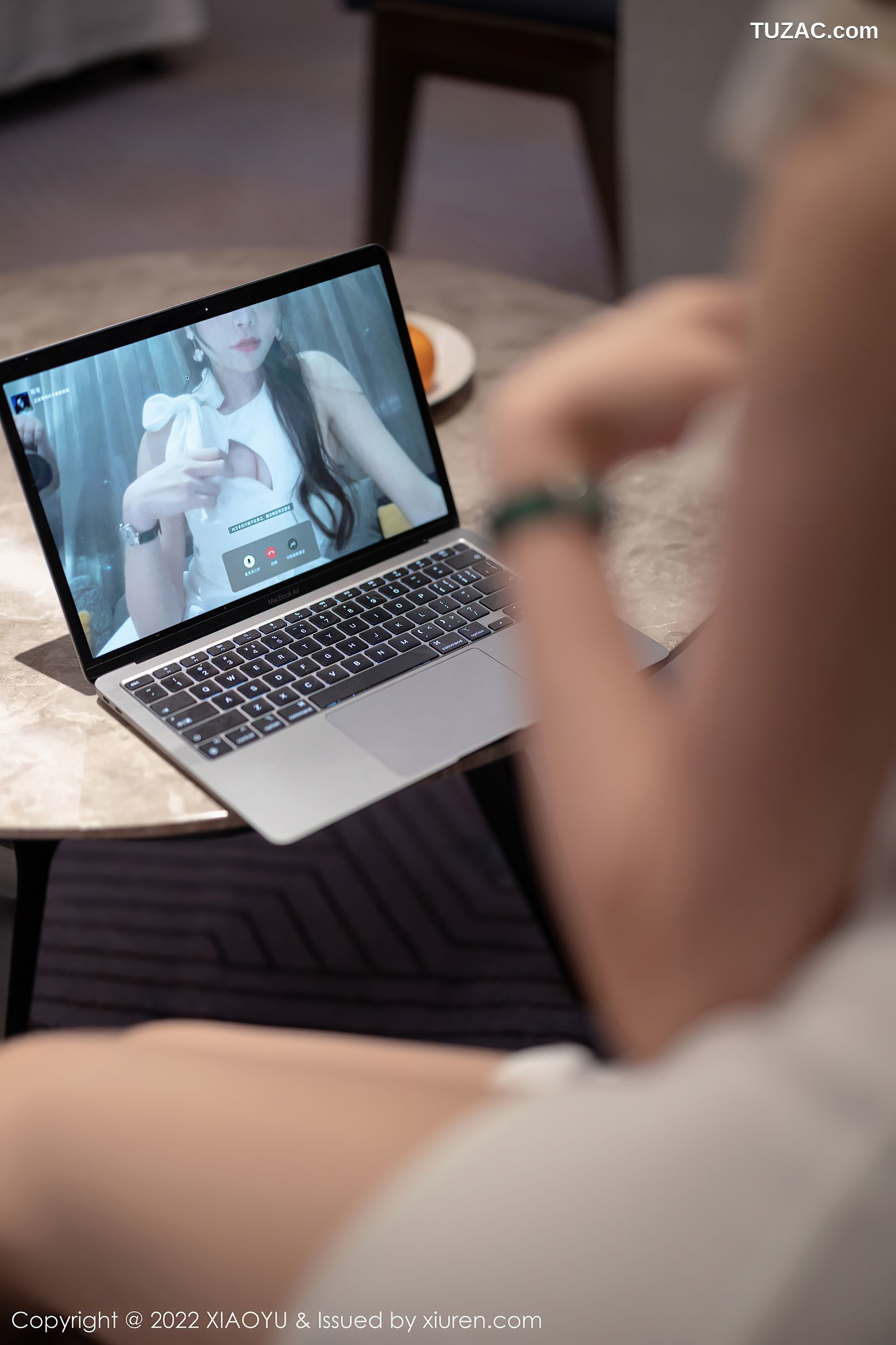 XiaoYu语画界-704-芝芝Booty-白色连衣裙蕾丝内衣肉丝-2022.01.25