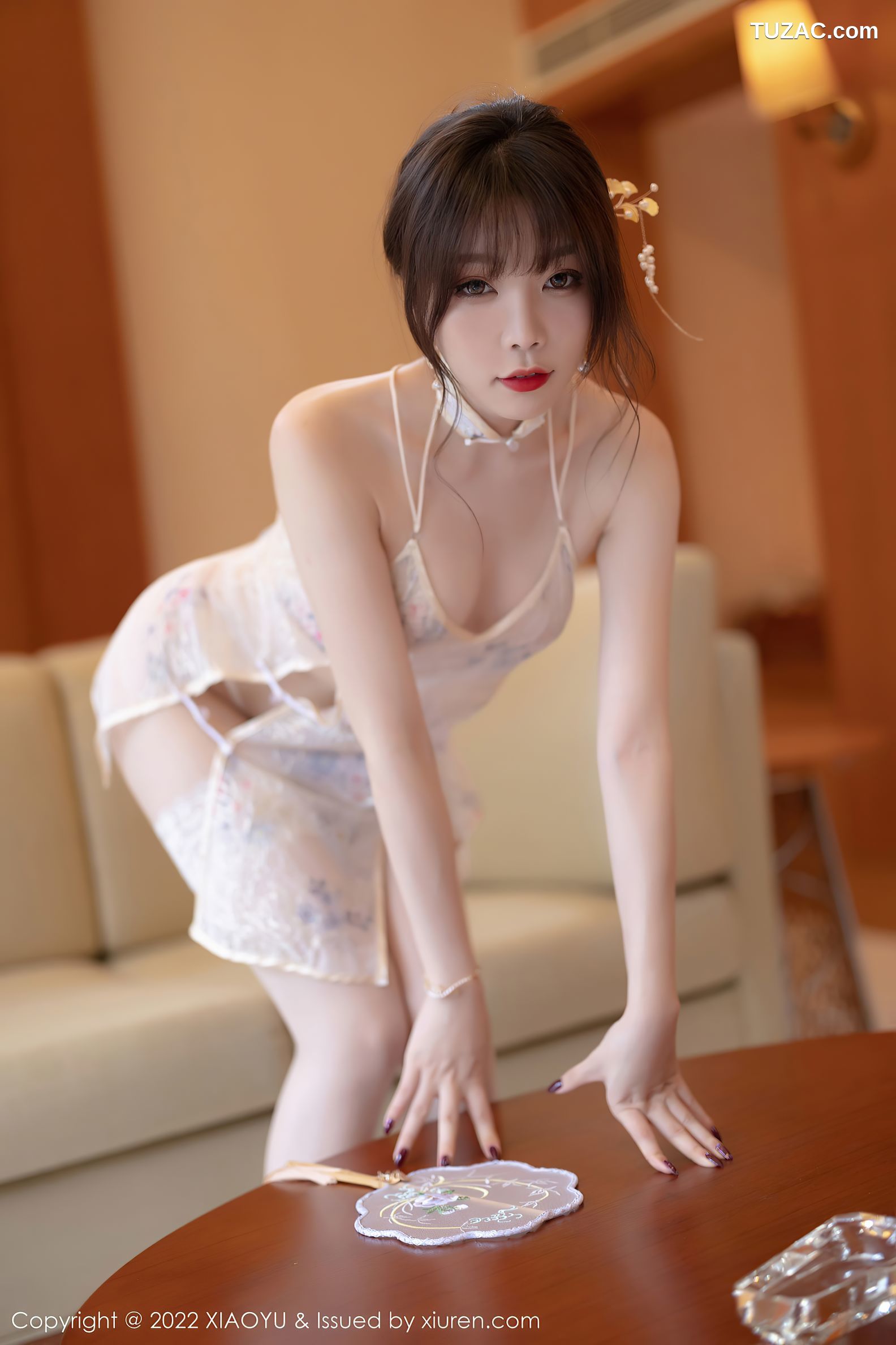 XiaoYu语画界-730-芝芝Booty-惠州旅拍轻透淡色服饰蕾丝袜-2022.03.07