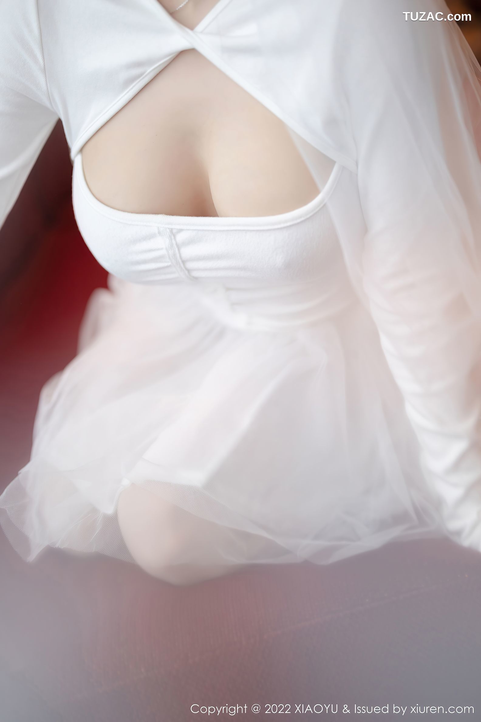 XiaoYu语画界-739-杨晨晨Yome-性感白色婚纱白丝袜-2022.03.18