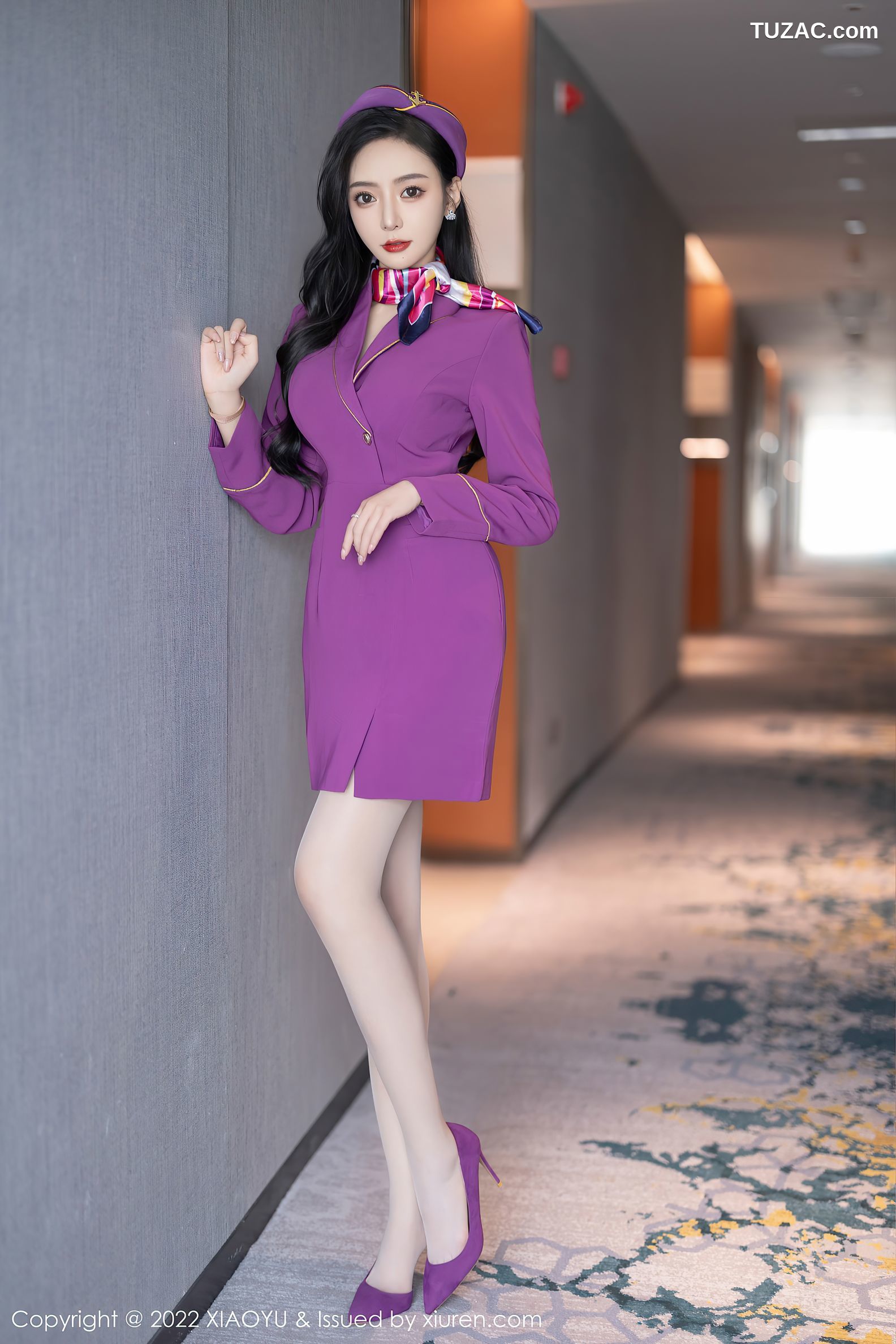XiaoYu语画界-781-王馨瑶Yanni-角色扮演紫色套装灰内衣肉丝-2022.05.19