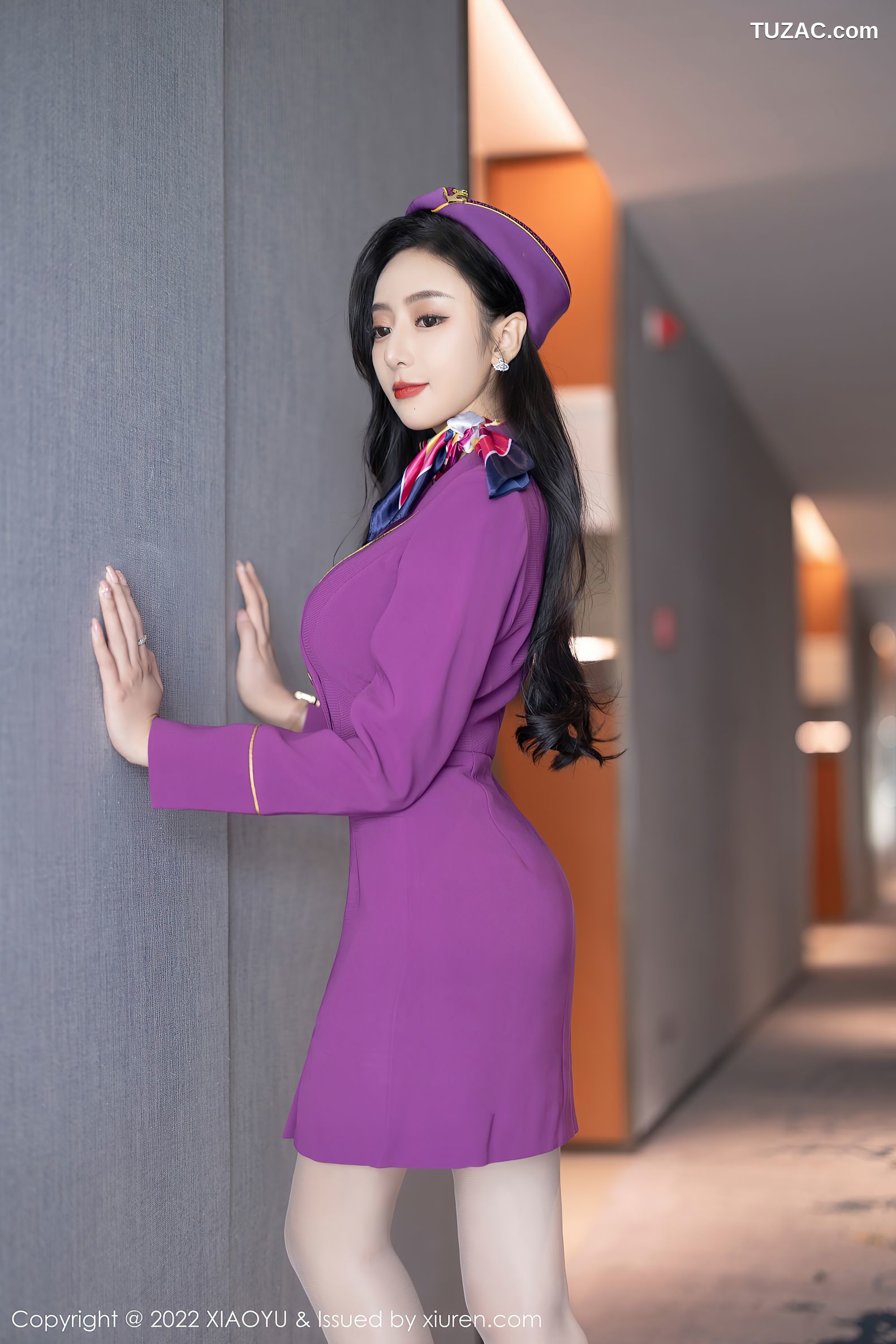 XiaoYu语画界-781-王馨瑶Yanni-角色扮演紫色套装灰内衣肉丝-2022.05.19