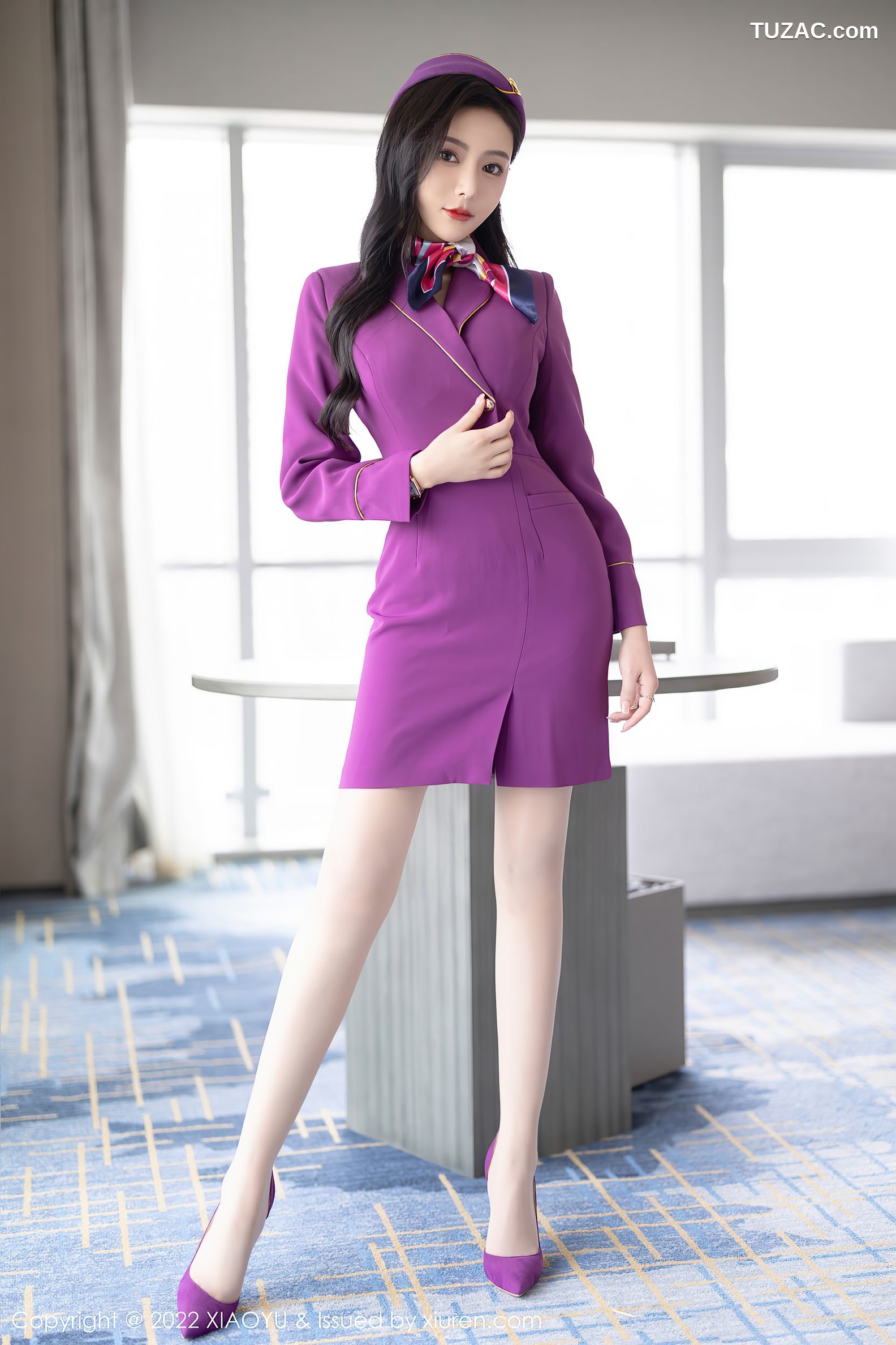 XiaoYu语画界-781-王馨瑶Yanni-角色扮演紫色套装灰内衣肉丝-2022.05.19