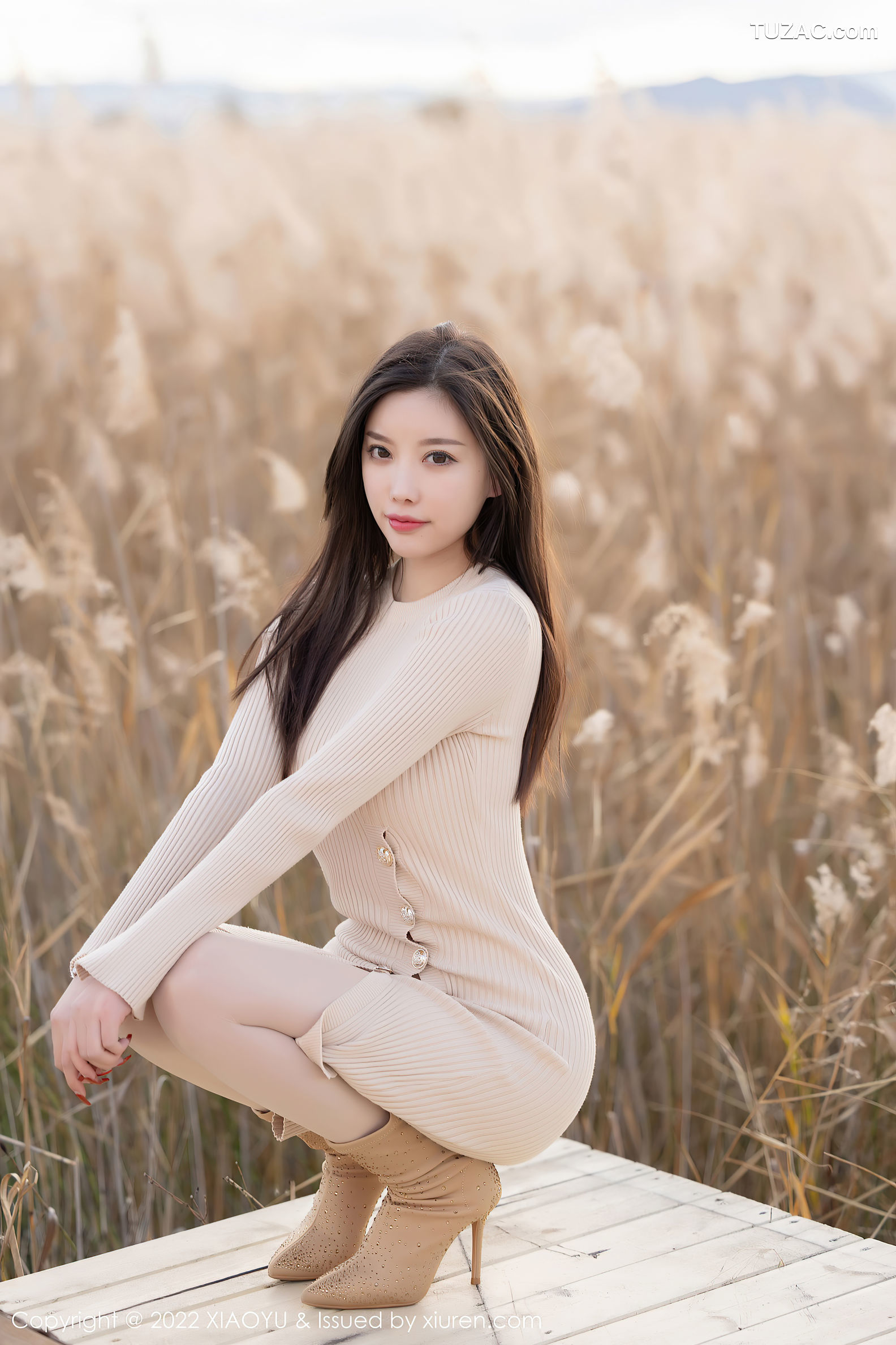 XiaoYu语画界-796-杨晨晨Yome-丽江心愿旅拍室内紫色轻透蕾丝内衣-2022.06.10