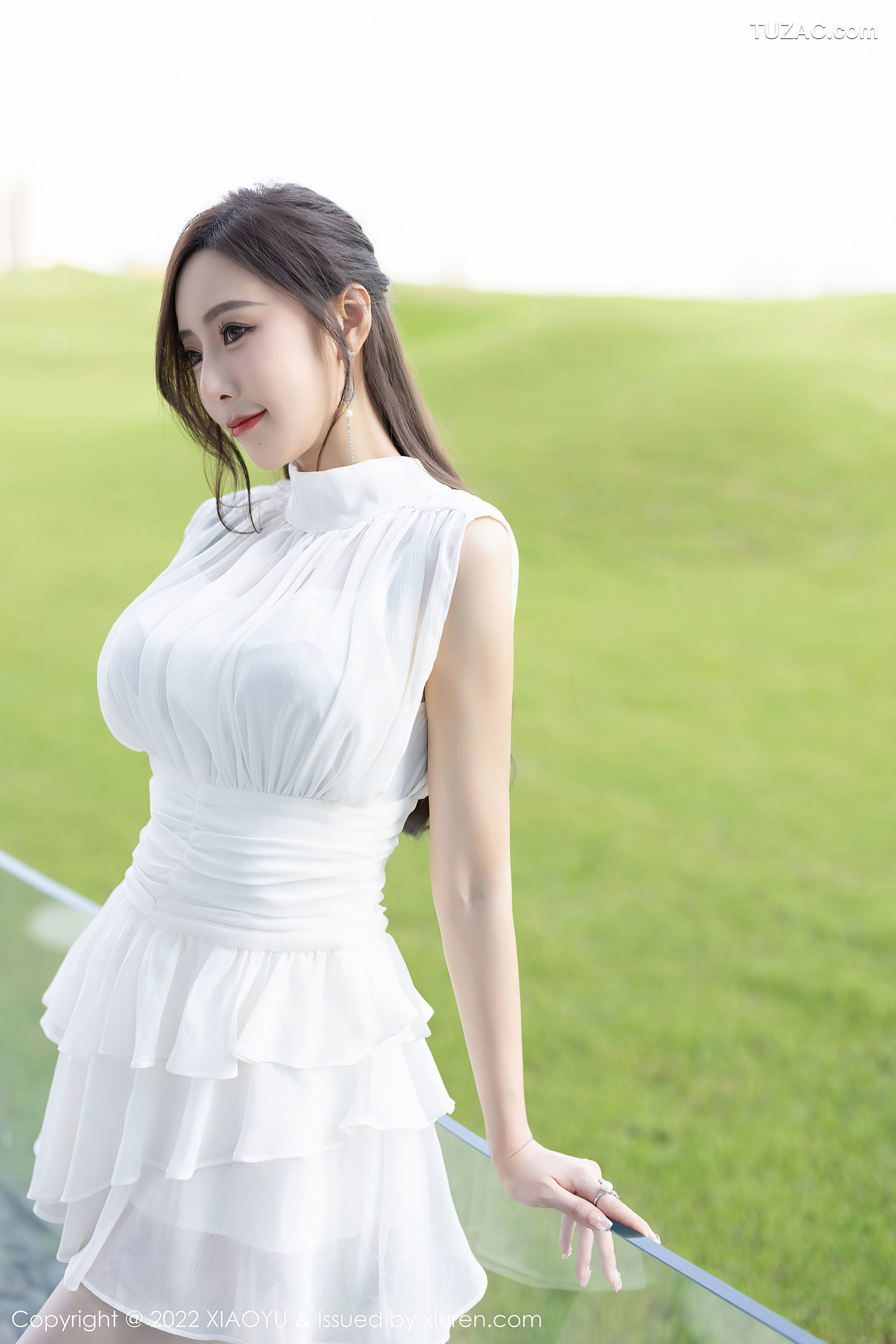 XiaoYu语画界-822-王馨瑶Yanni-白色连衣裙白丝蕾丝内衣-2022.07.18
