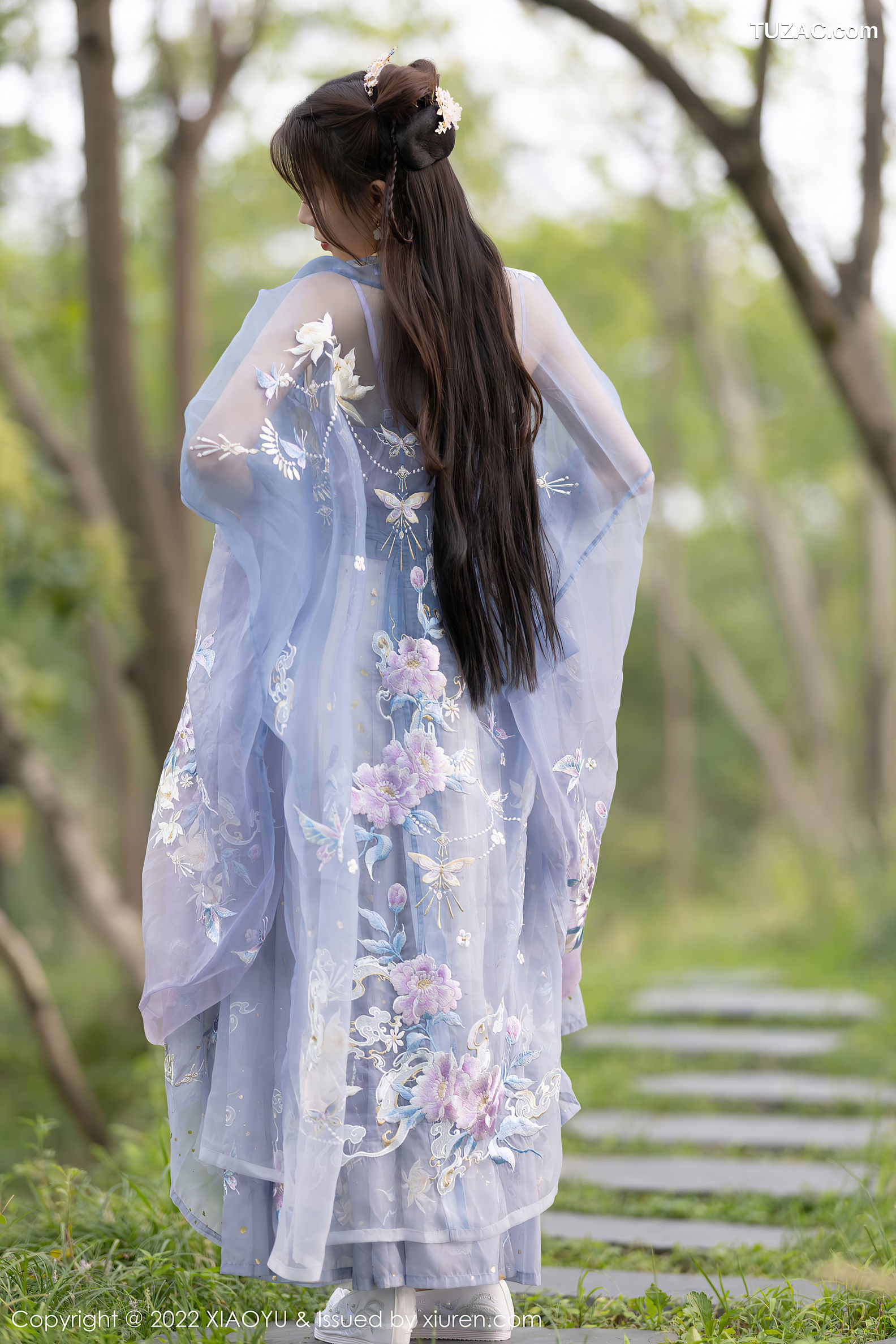 XiaoYu语画界-866-徐莉芝Booty-杭州旅拍浅紫色古装服肉丝-2022.09.19