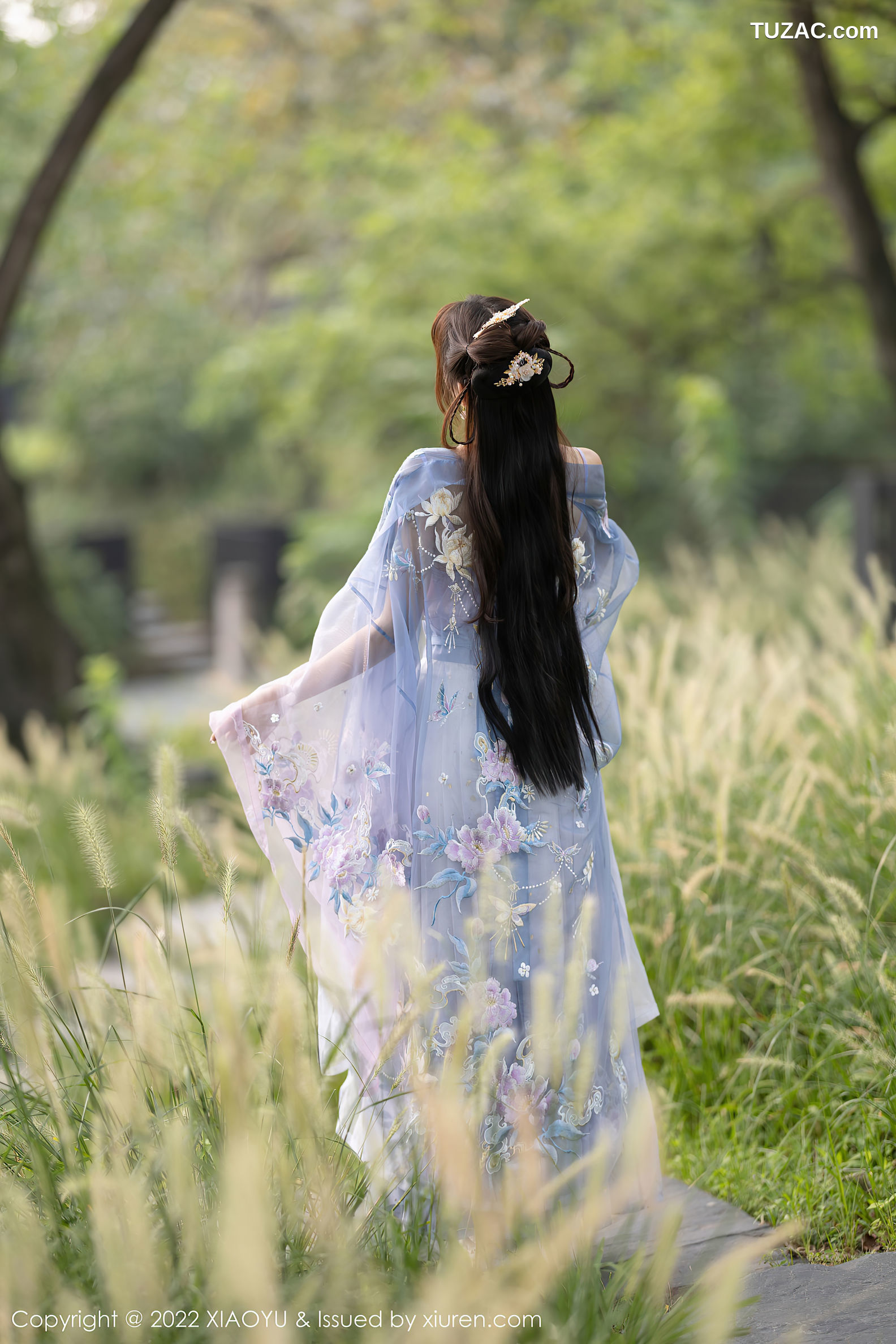 XiaoYu语画界-866-徐莉芝Booty-杭州旅拍浅紫色古装服肉丝-2022.09.19