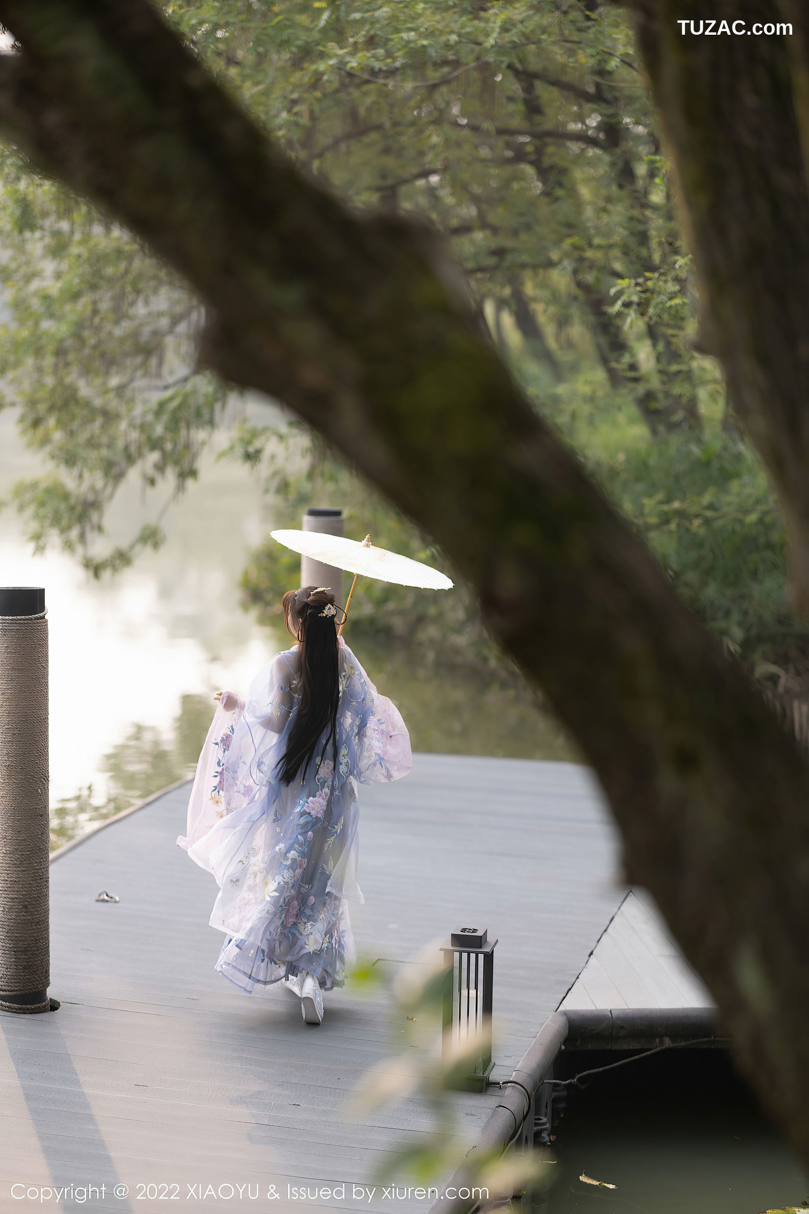 XiaoYu语画界-866-徐莉芝Booty-杭州旅拍浅紫色古装服肉丝-2022.09.19