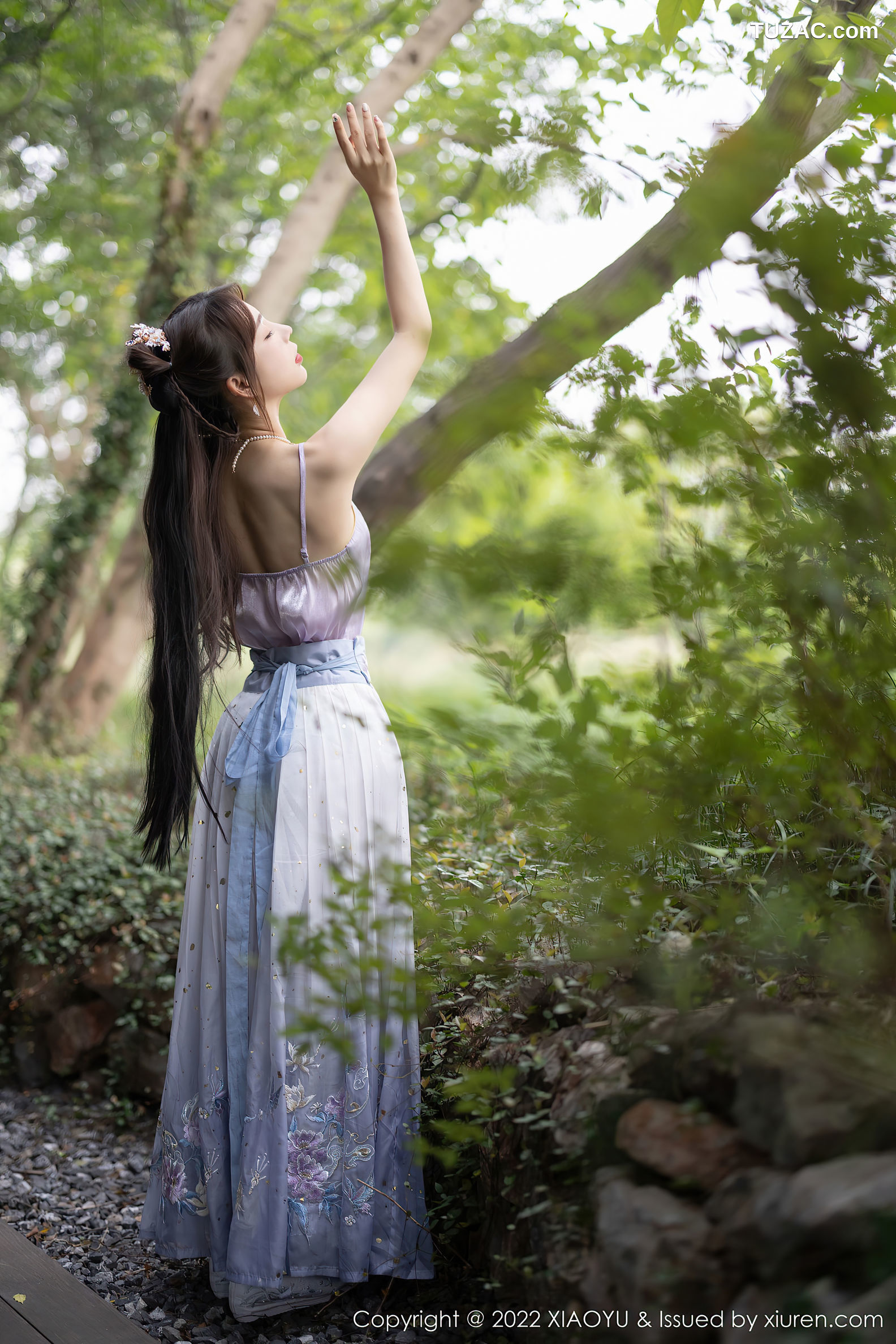 XiaoYu语画界-866-徐莉芝Booty-杭州旅拍浅紫色古装服肉丝-2022.09.19