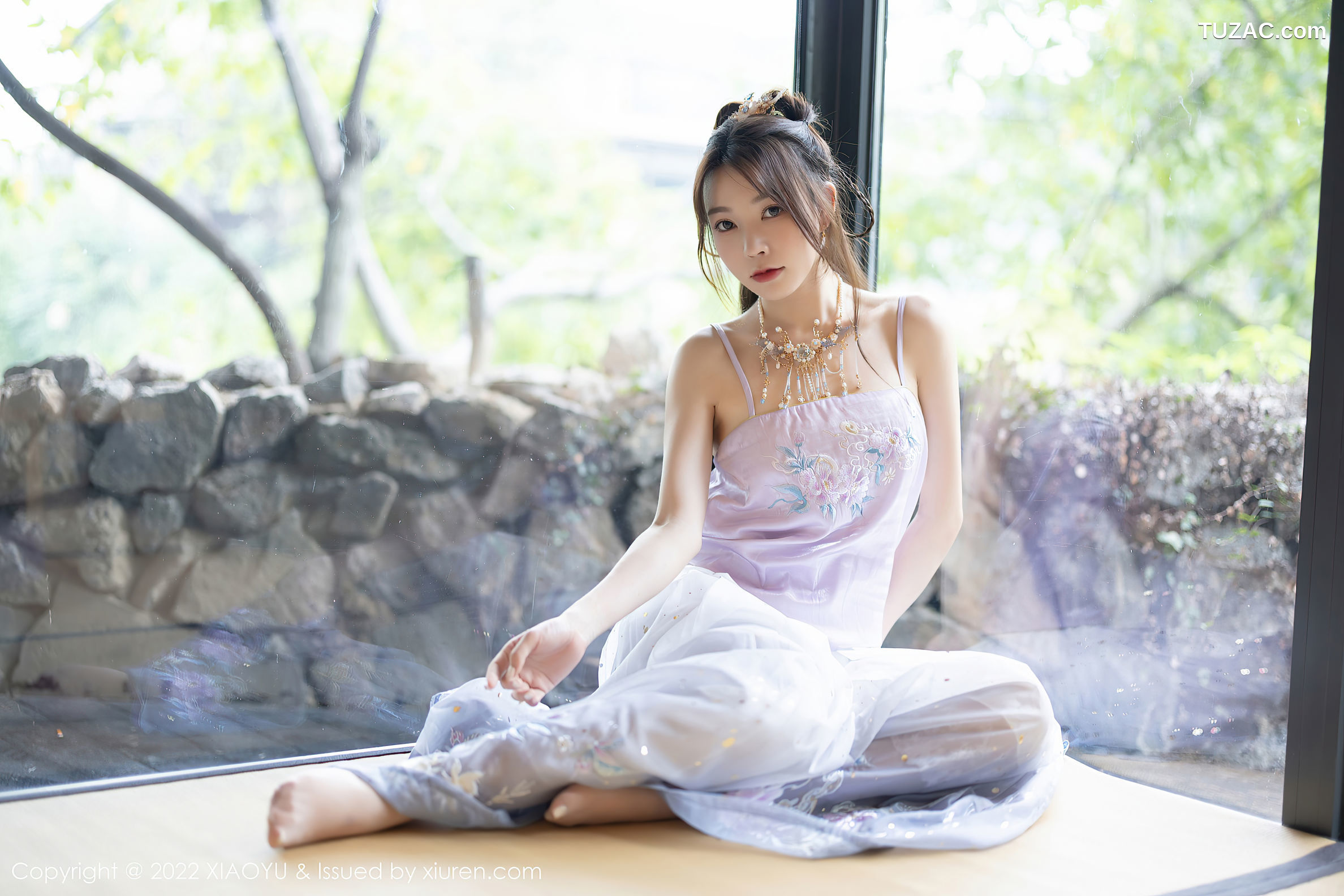 XiaoYu语画界-866-徐莉芝Booty-杭州旅拍浅紫色古装服肉丝-2022.09.19
