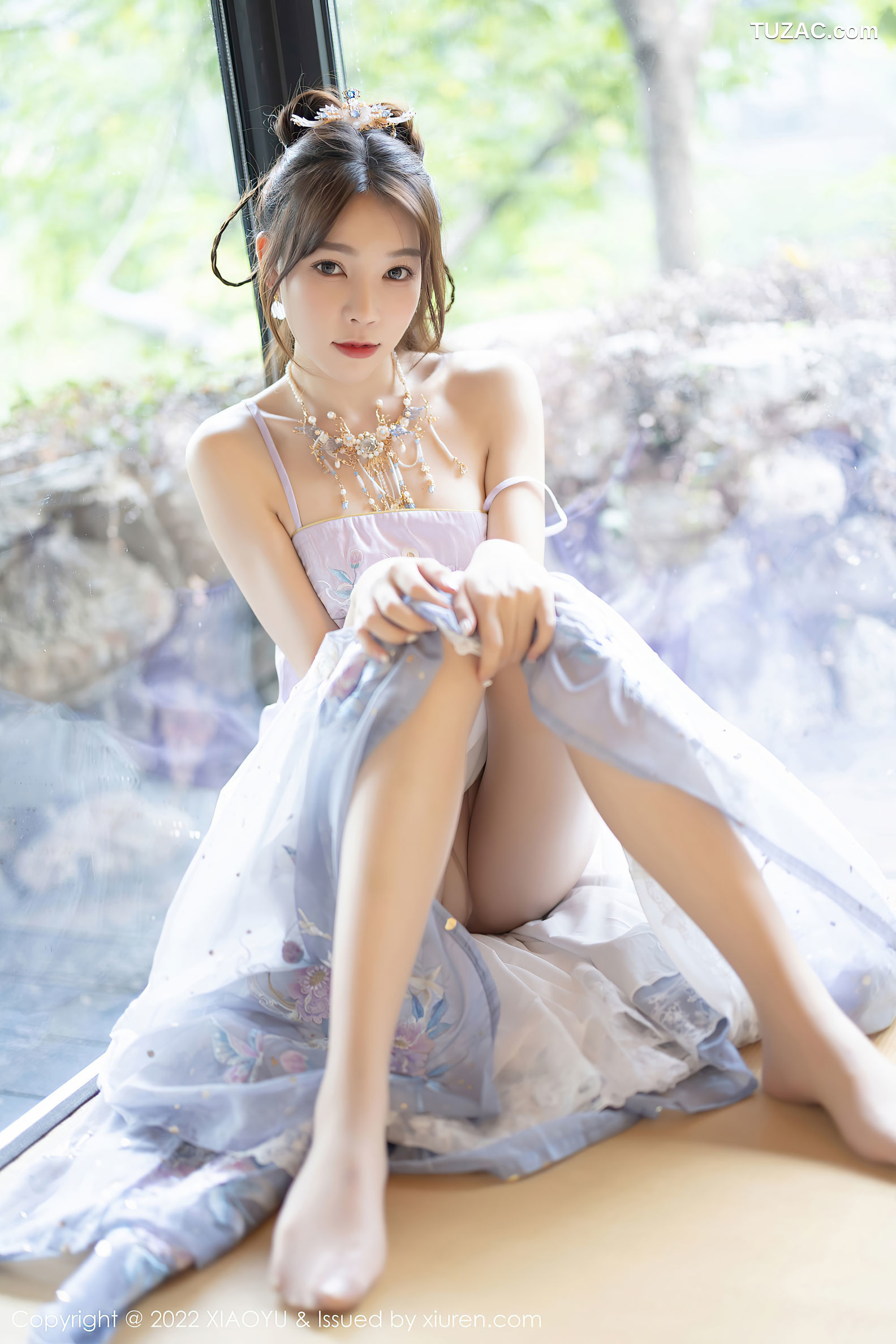 XiaoYu语画界-866-徐莉芝Booty-杭州旅拍浅紫色古装服肉丝-2022.09.19