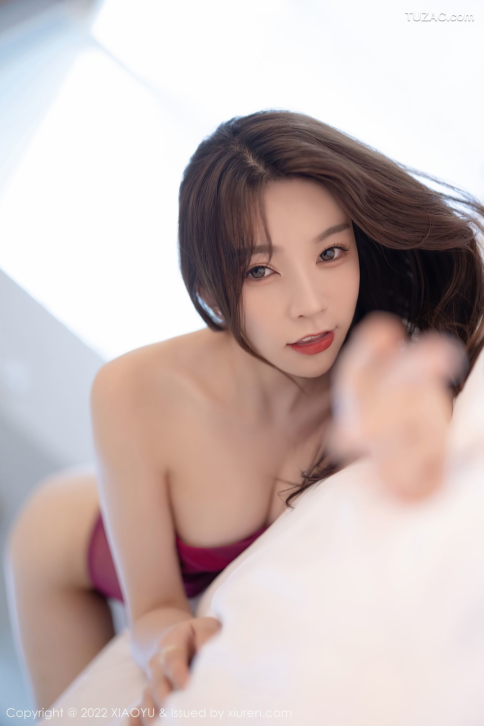 XiaoYu语画界-888-徐莉芝Booty-黑色肩连衣裙超薄肉丝-2022.10.24