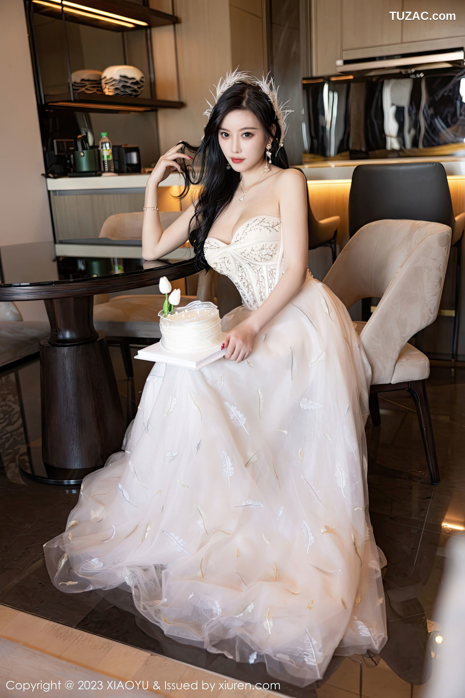 XiaoYu语画界-941-杨晨晨Yome-生日主题连衣长裙火辣身材-2023.01.06