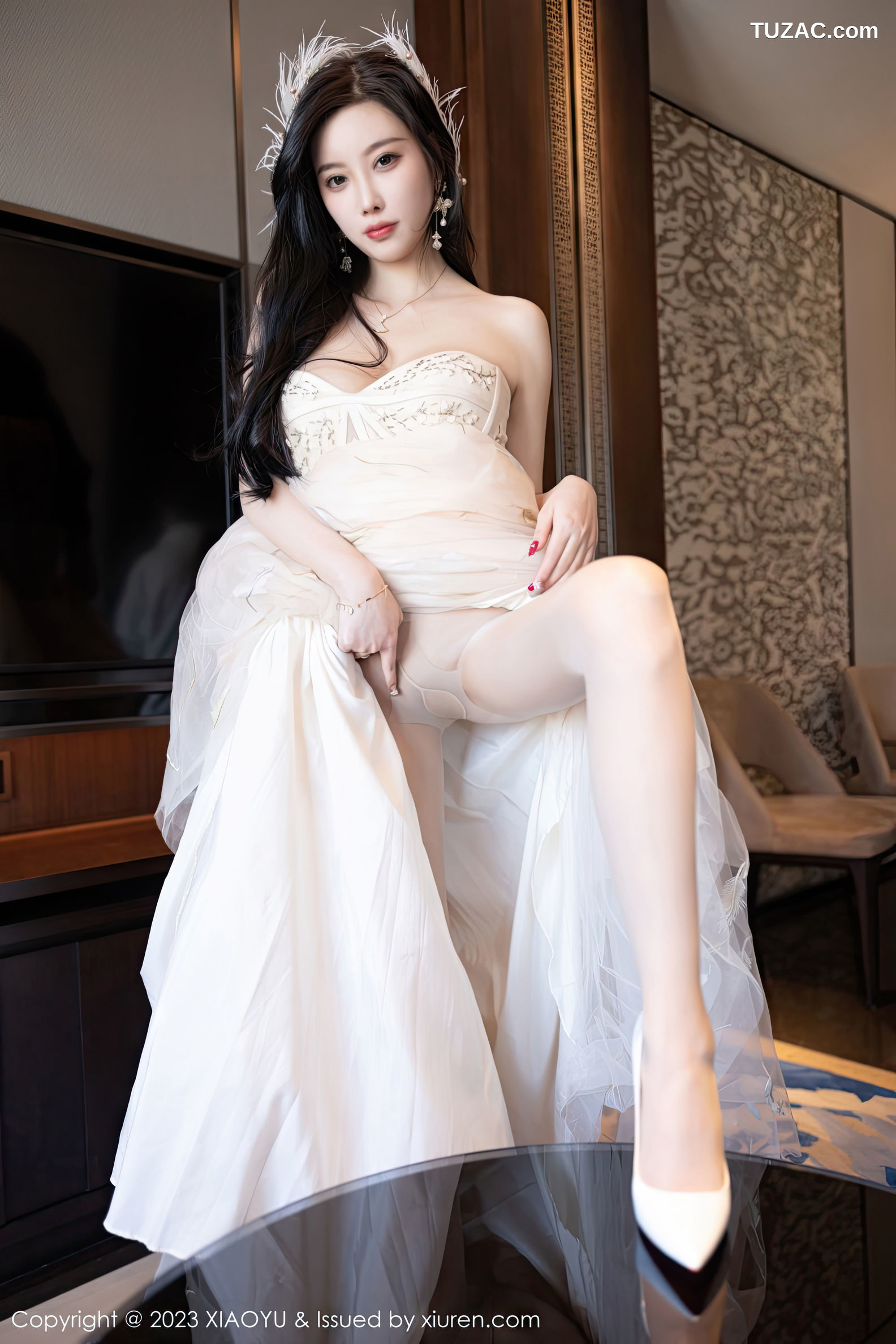 XiaoYu语画界-941-杨晨晨Yome-生日主题连衣长裙火辣身材-2023.01.06