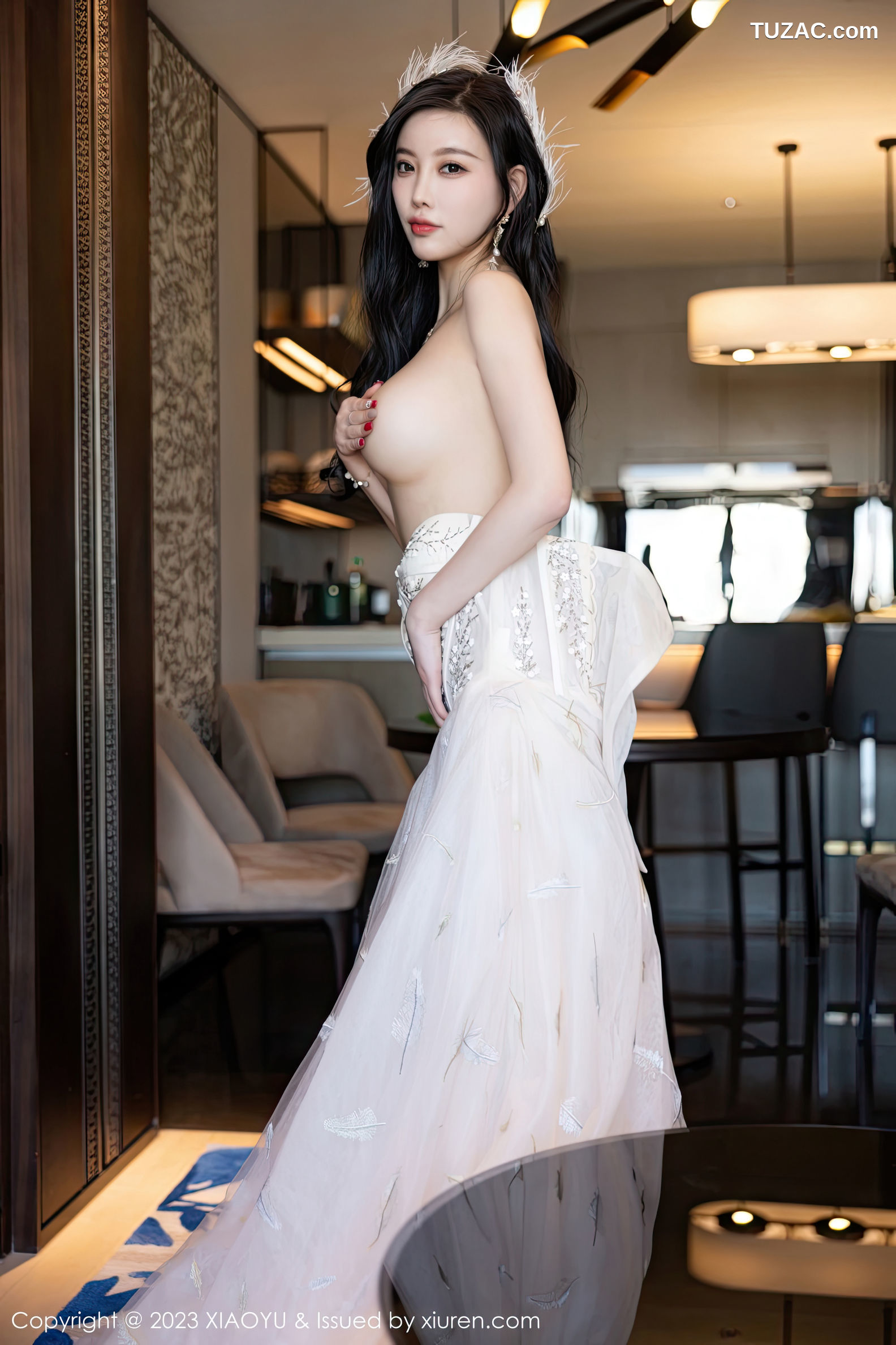 XiaoYu语画界-941-杨晨晨Yome-生日主题连衣长裙火辣身材-2023.01.06