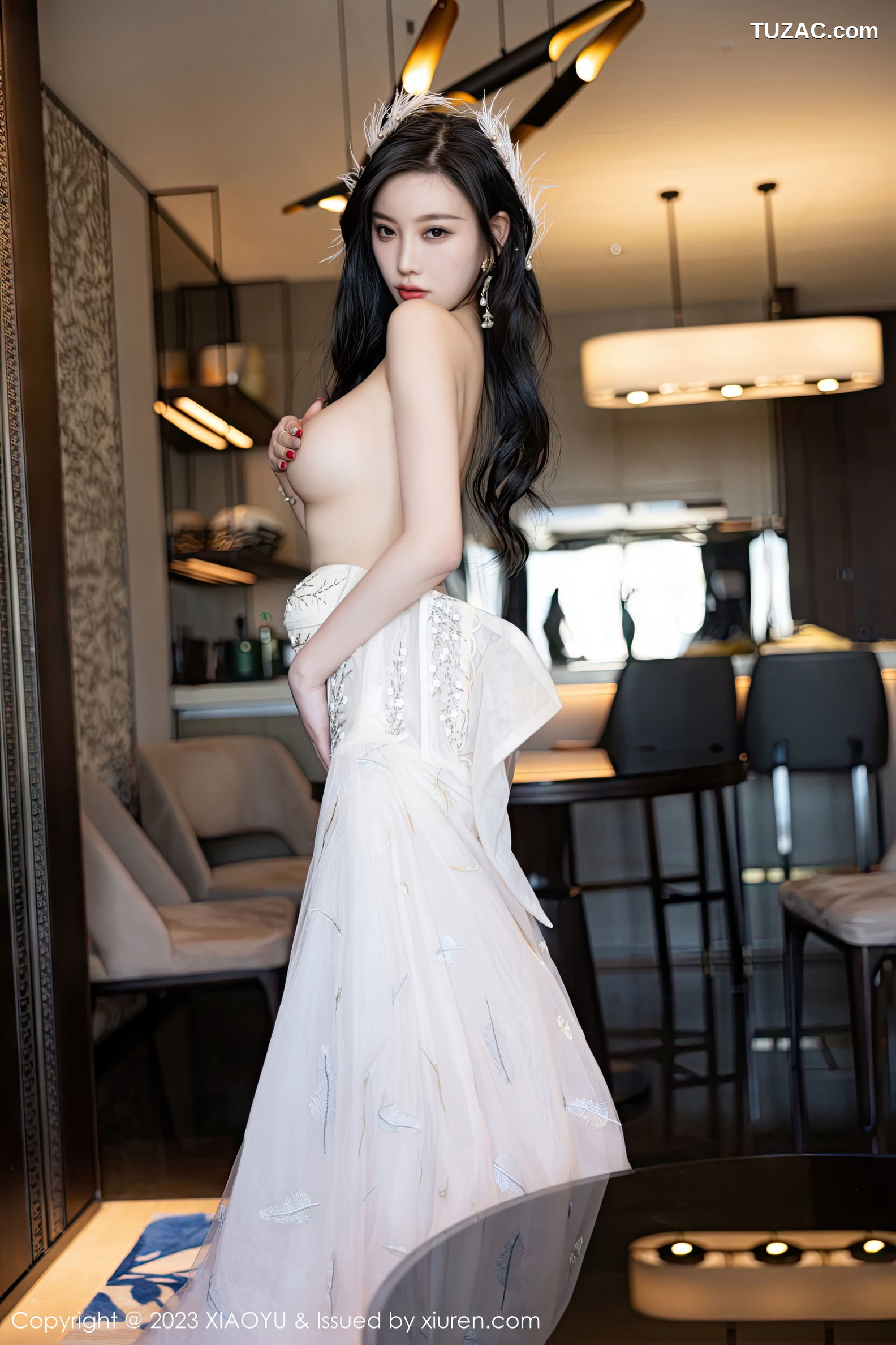 XiaoYu语画界-941-杨晨晨Yome-生日主题连衣长裙火辣身材-2023.01.06