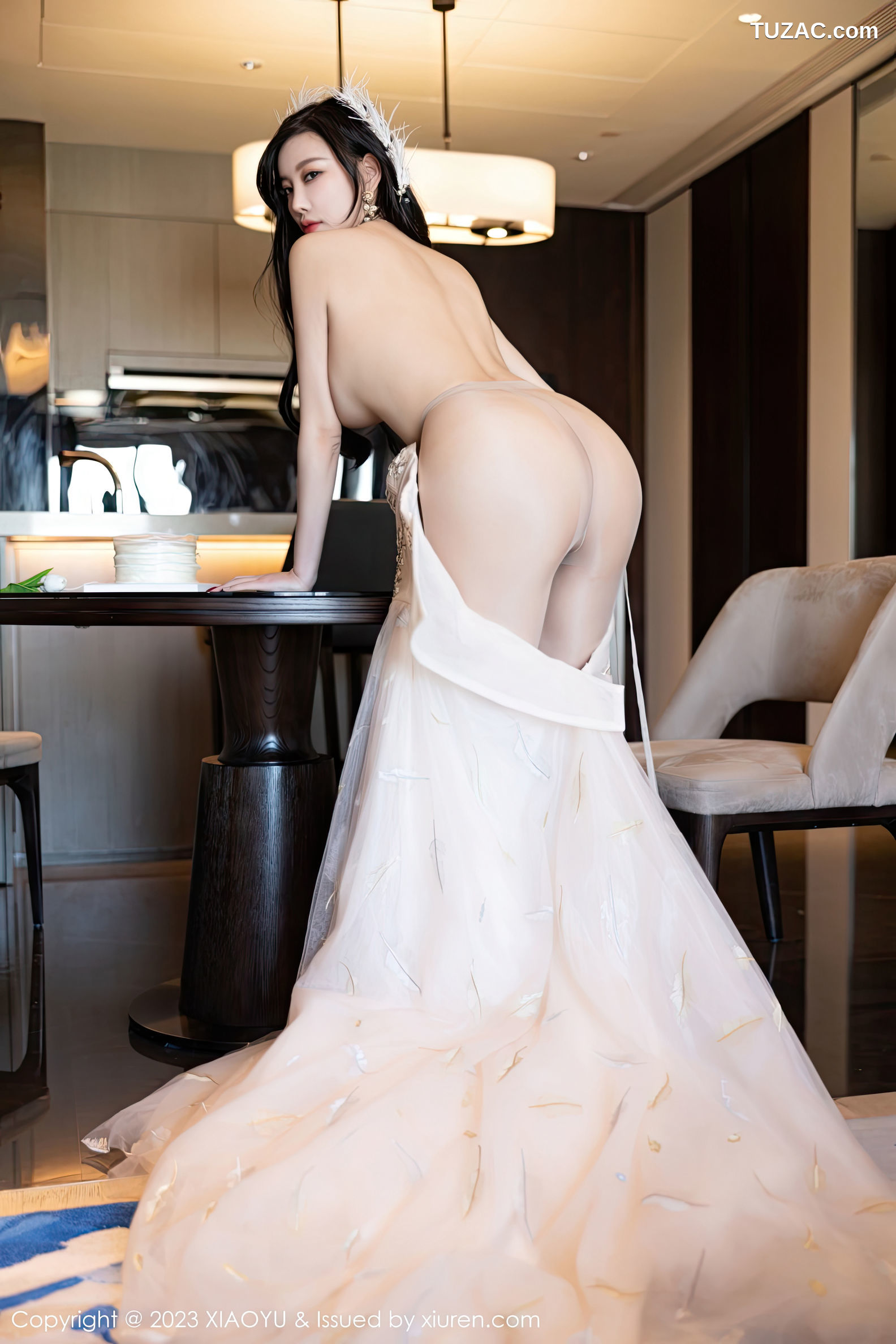 XiaoYu语画界-941-杨晨晨Yome-生日主题连衣长裙火辣身材-2023.01.06