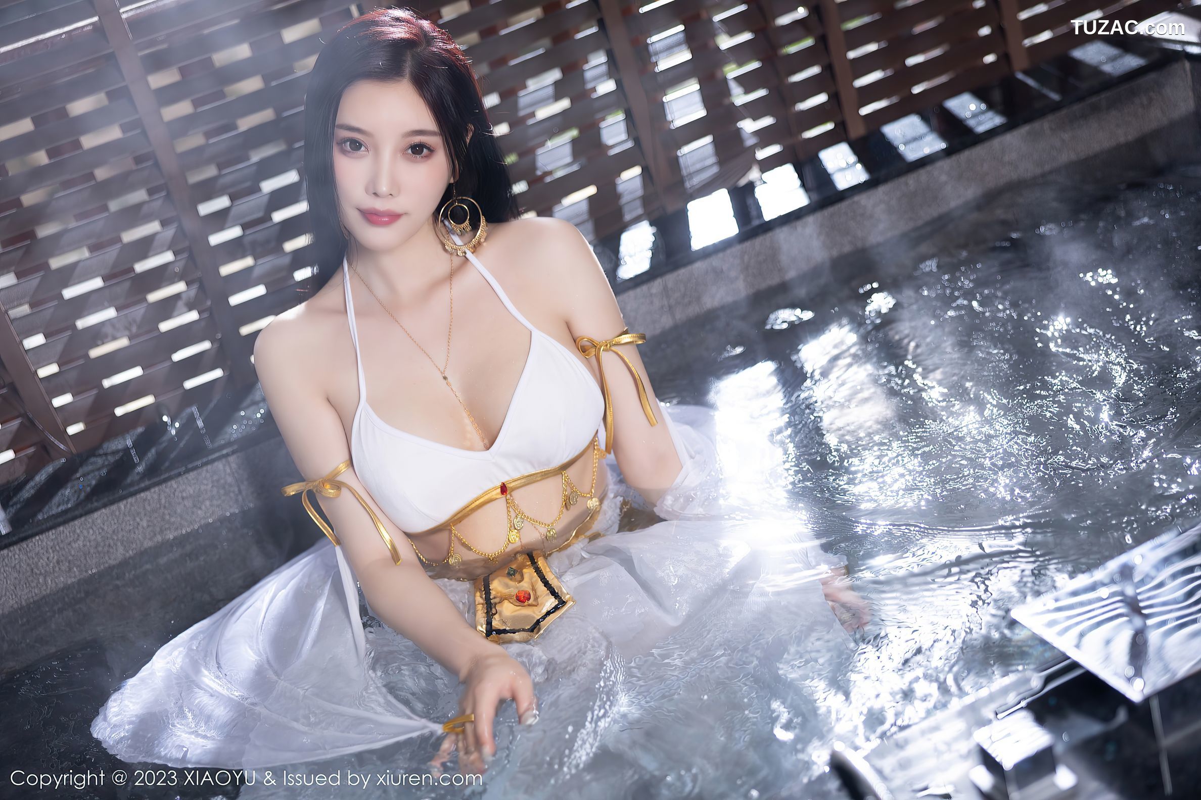 XiaoYu语画界-973-杨晨晨Yome-性感白色诱人服饰-2023.02.24