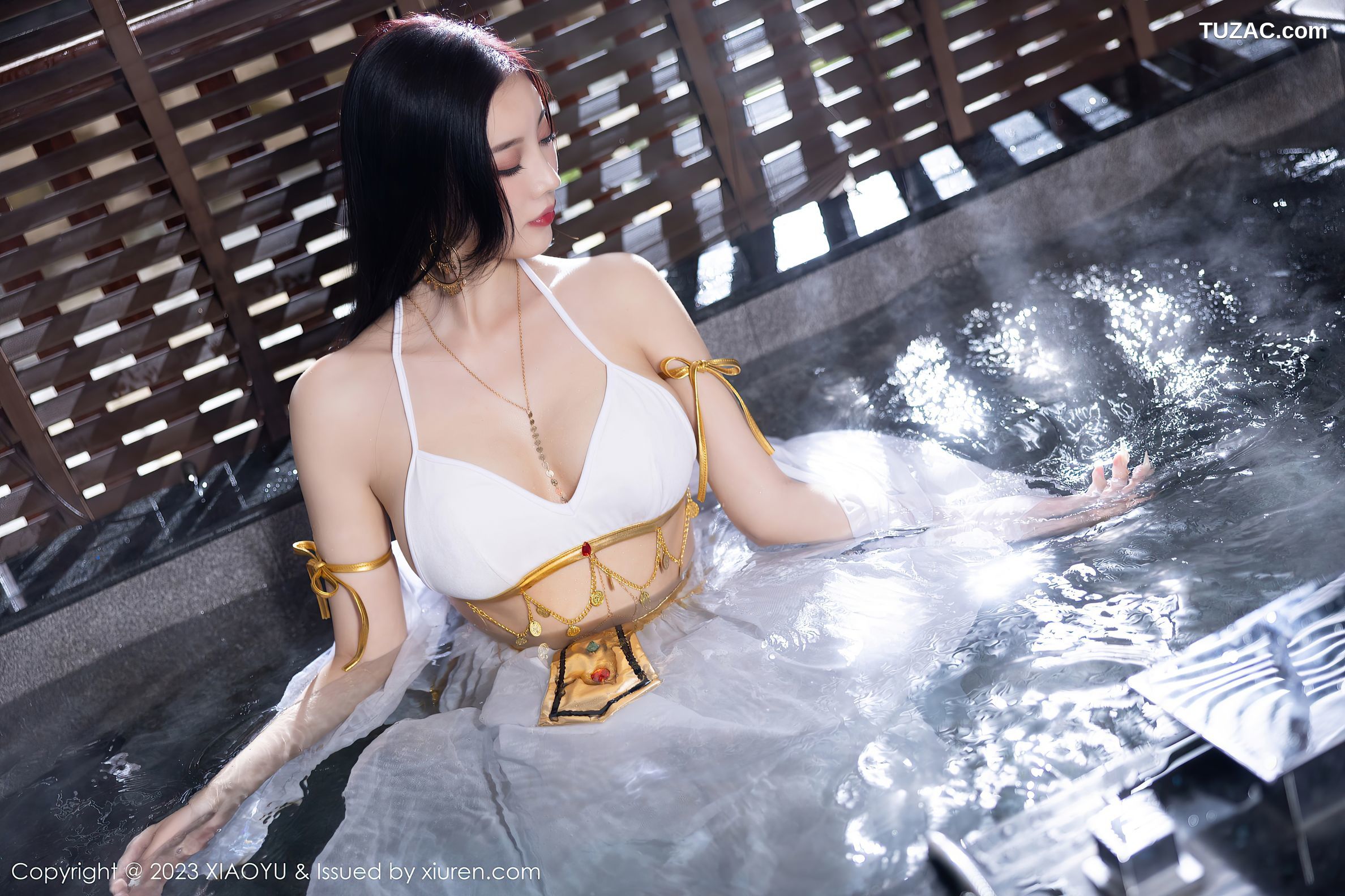 XiaoYu语画界-973-杨晨晨Yome-性感白色诱人服饰-2023.02.24