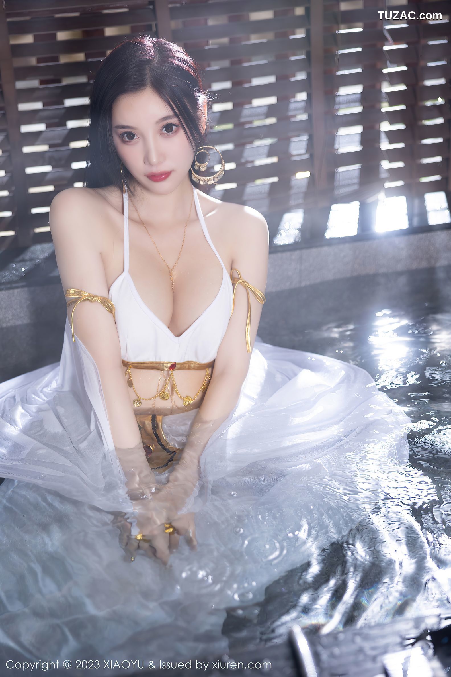 XiaoYu语画界-973-杨晨晨Yome-性感白色诱人服饰-2023.02.24