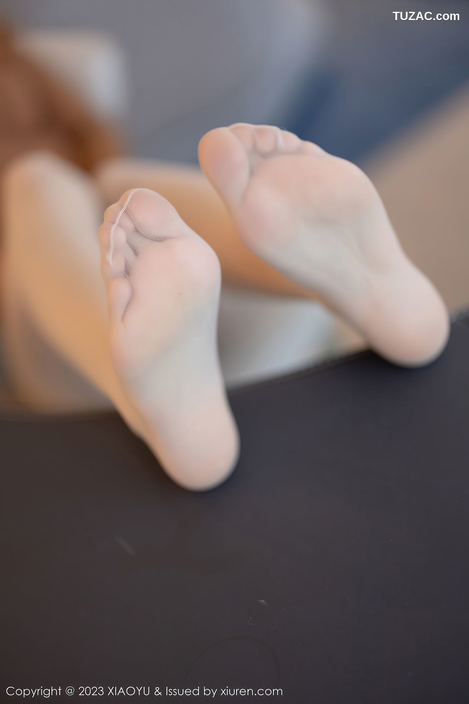 XiaoYu语画界-994-苏苏阿-土黄上衣牛仔短裤超薄肉丝-2023.03.27