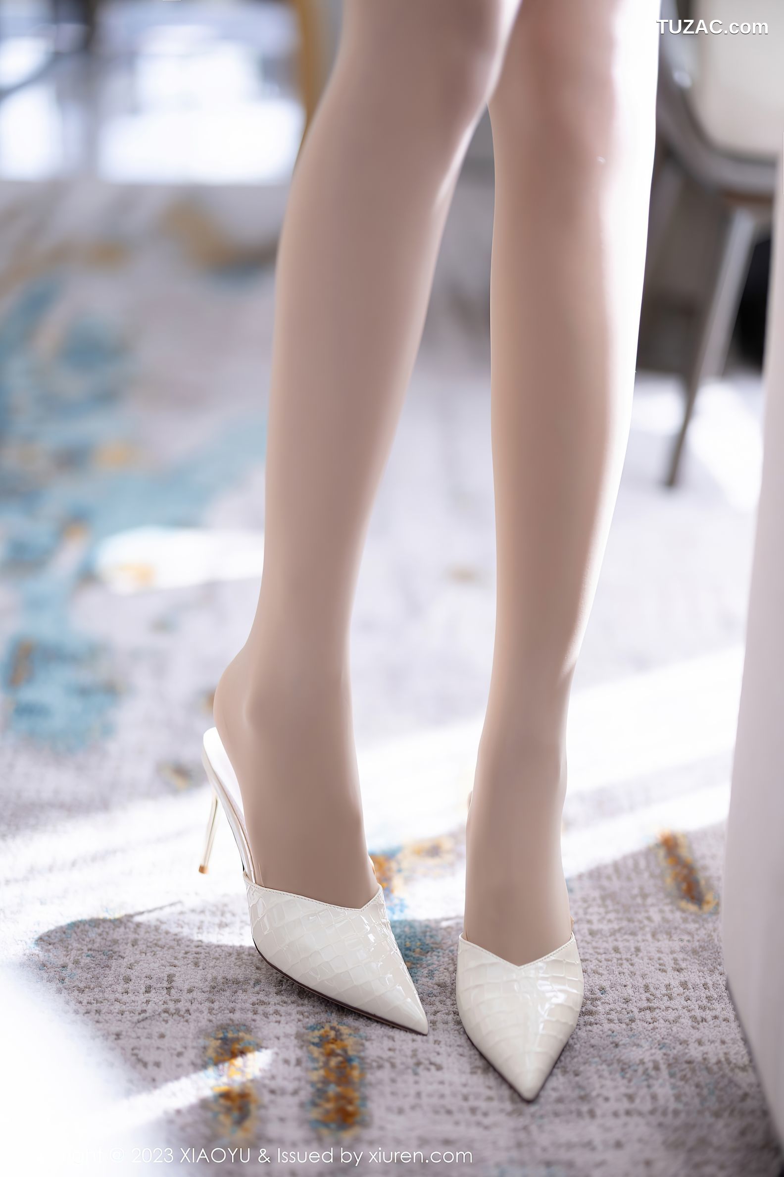 XiaoYu语画界-999-林乐一-白色OL职业装肉色内衣肉丝-2023.04.03