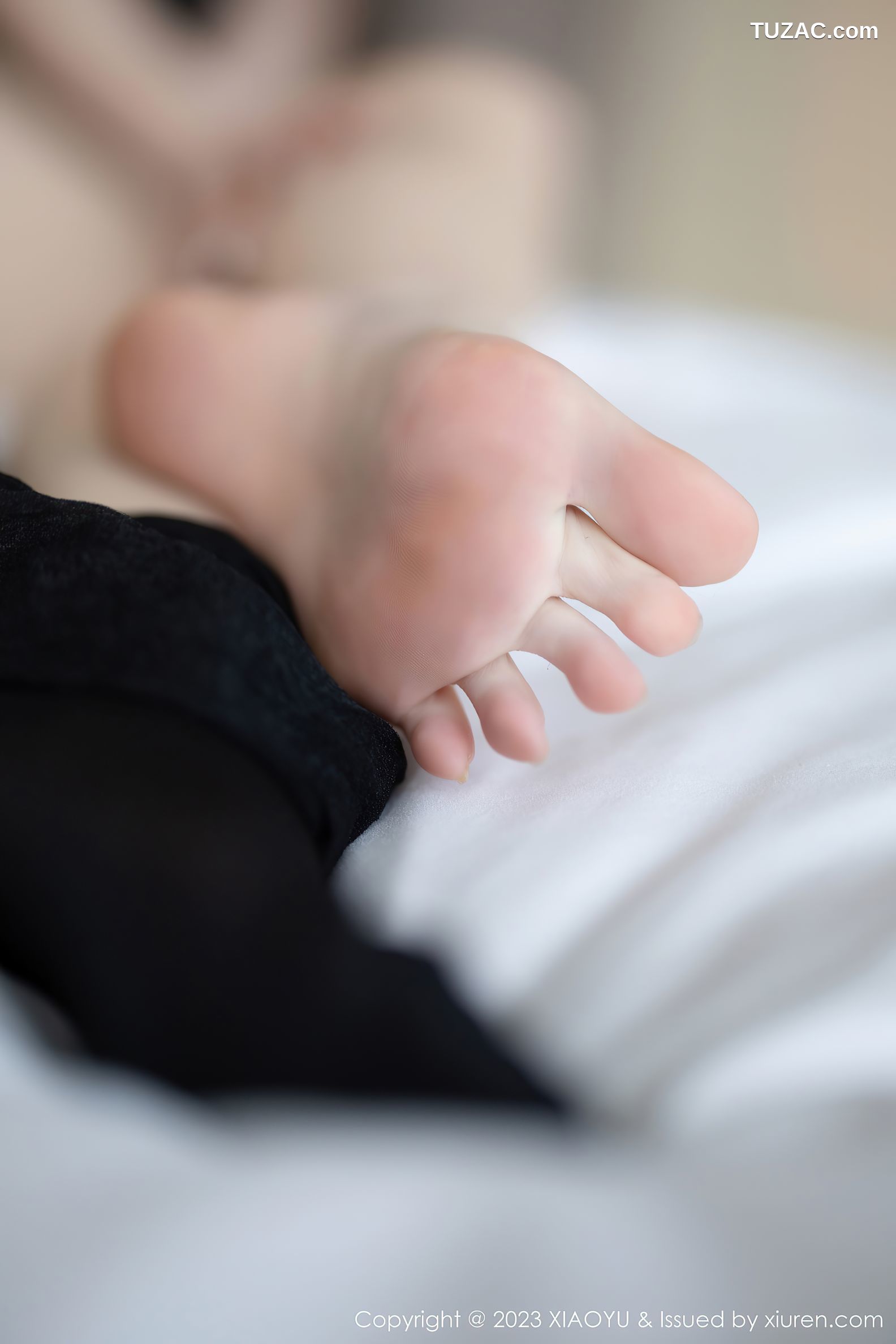 XiaoYu语画界-1030-奶瓶-黑色超短旗袍透视内衣黑丝-2023.05.18