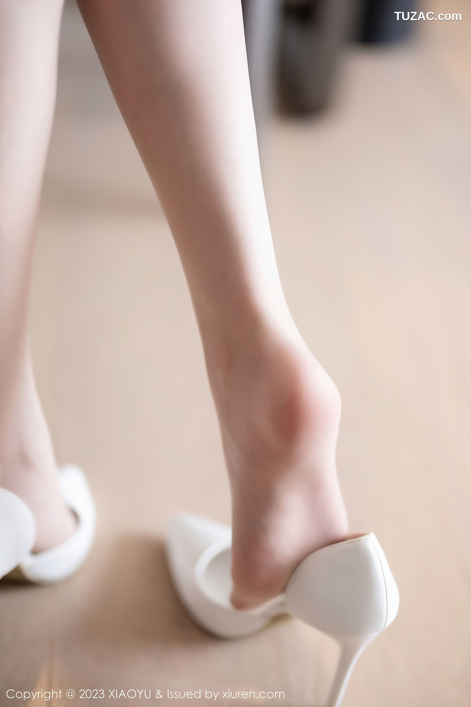 XiaoYu语画界-1034-林星阑-浅色职业装绿色内衣-2023.05.24