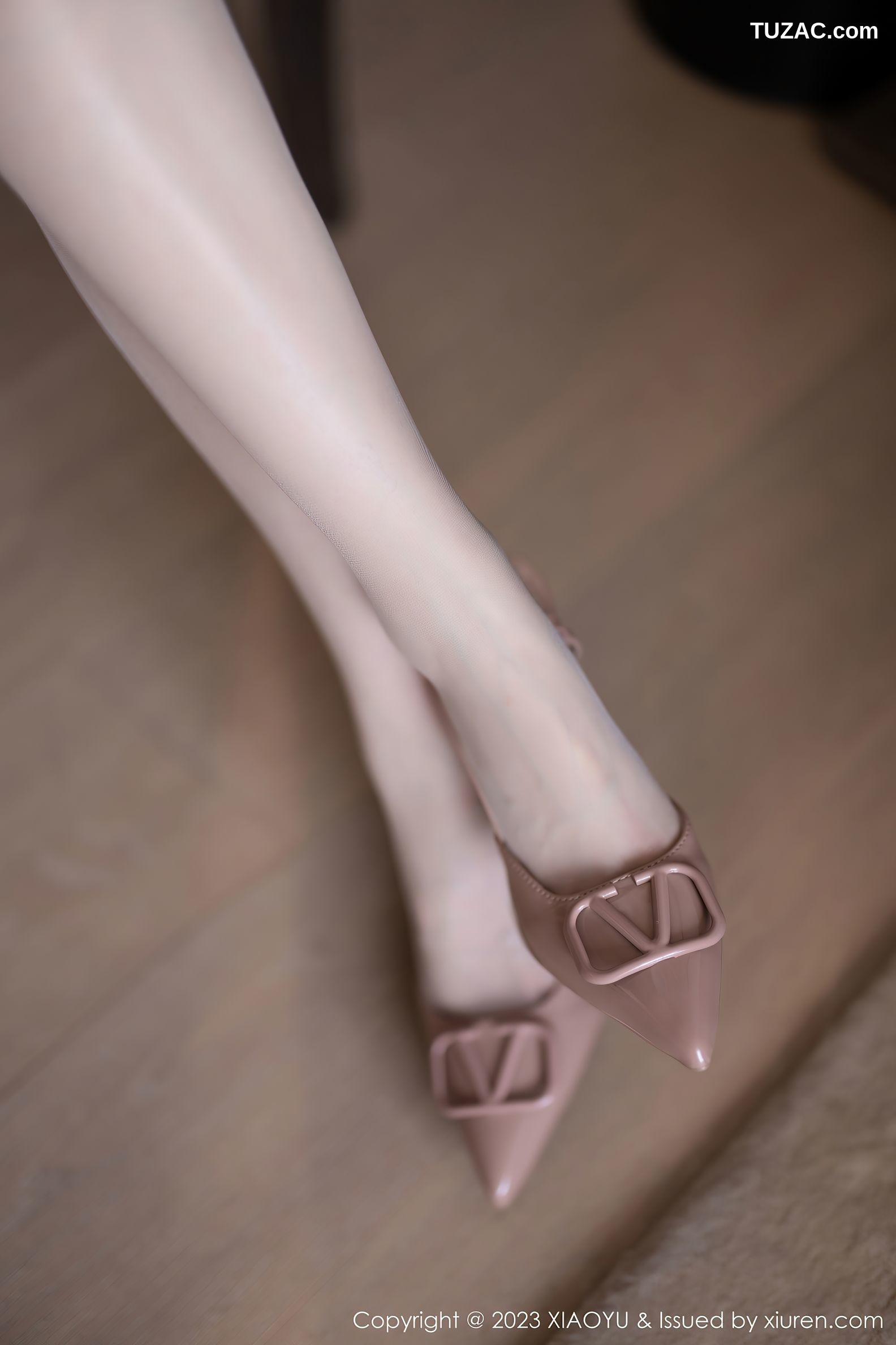 XiaoYu语画界-1038-林星阑-粉色露肩连衣短裙肉丝-2023.05.30