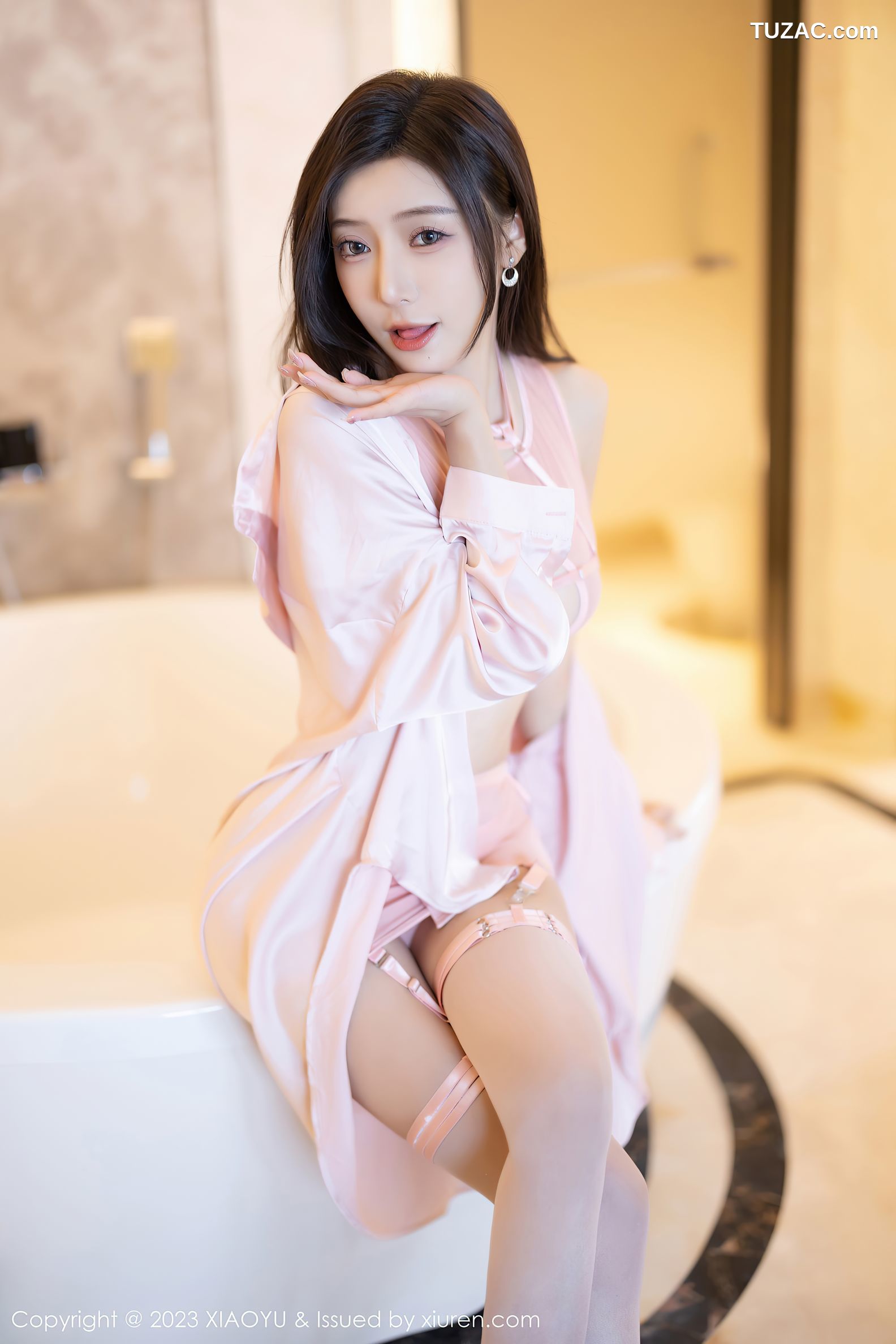 XiaoYu语画界-1040-王馨瑶yanni-粉色情趣服饰-2023.06.01