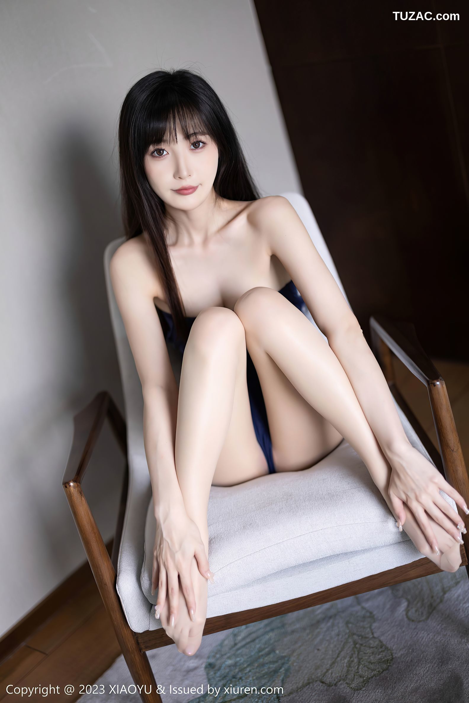 XiaoYu语画界-1045-林星阑-贵州旅拍-水手服学生装灰蓝死库水-2023.06.08