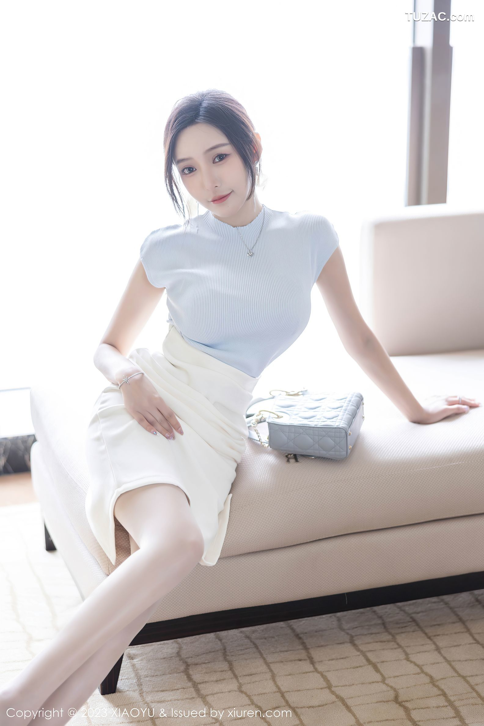 XiaoYu语画界-1059-王馨瑶yanni-白色旗袍奶白色内衣-2023.06.29