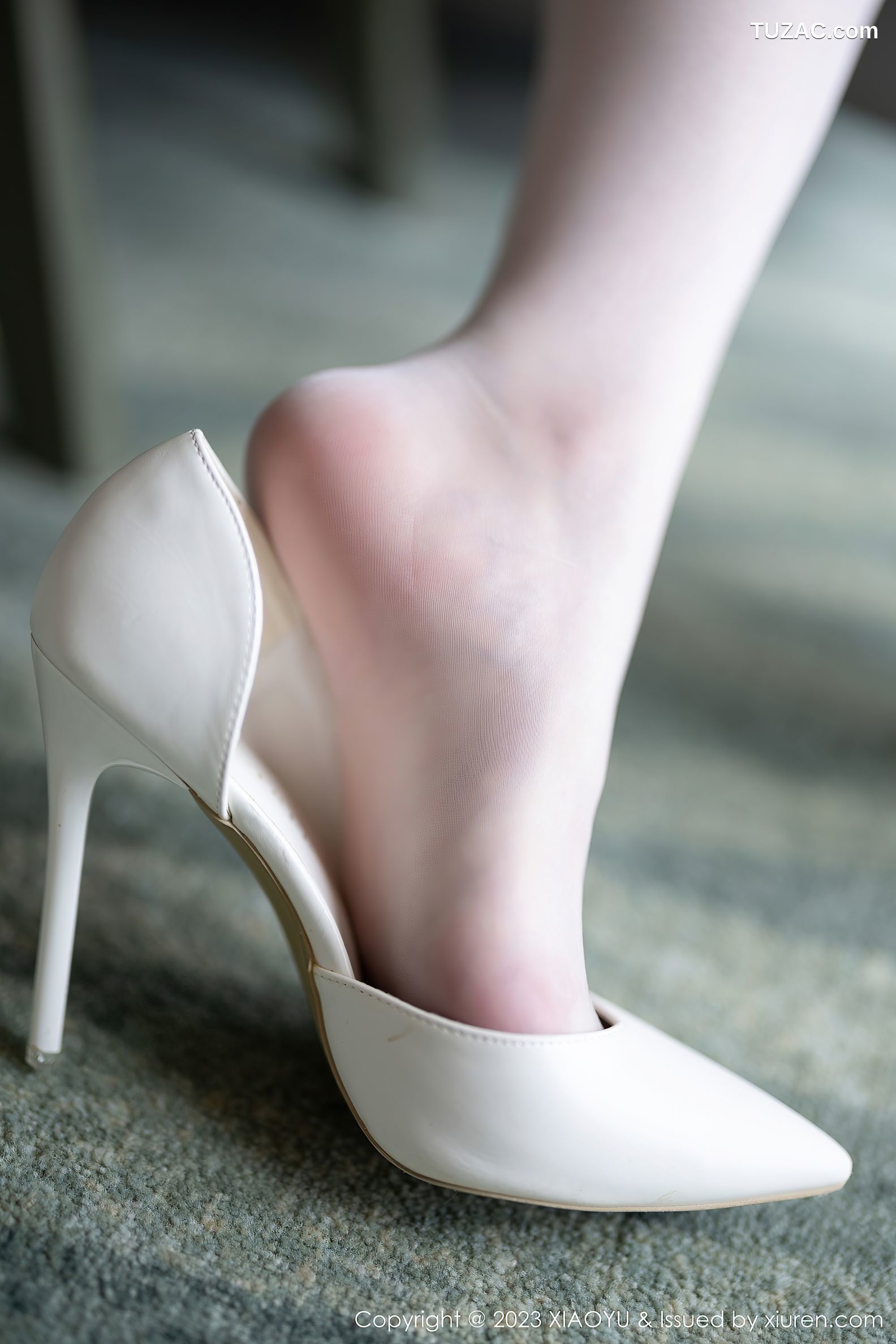 XiaoYu语画界-1099-梦心玥-白色露肩连衣短裙白色情趣内衣-2023.08.24