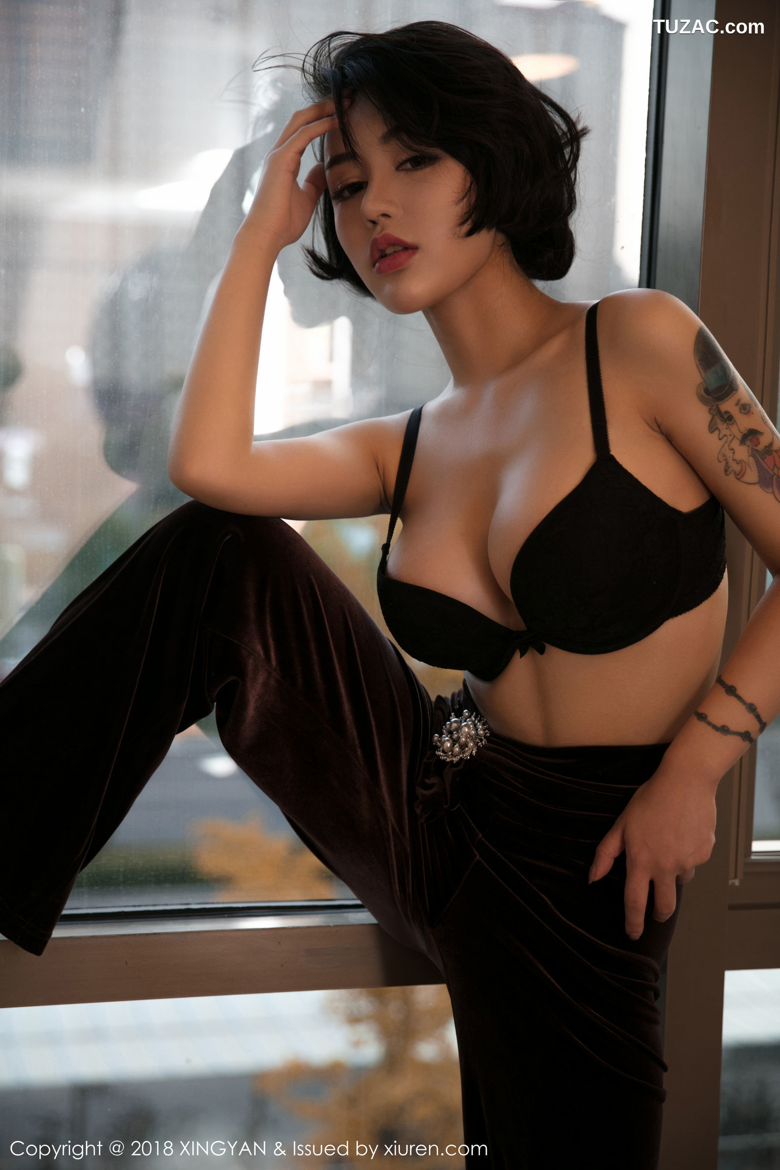 XingYan星颜社-020-陆梓琪-职业装黑内衣