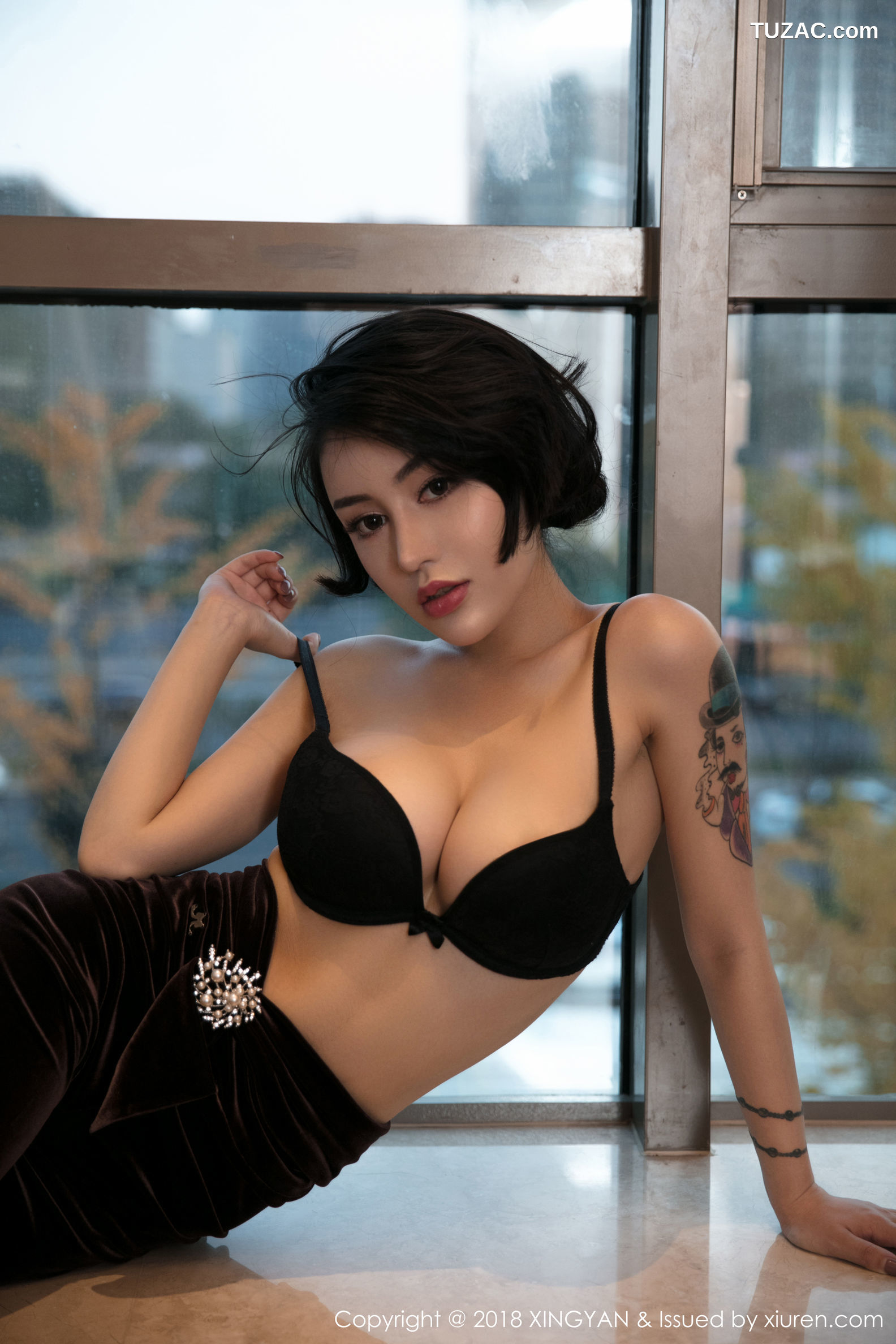 XingYan星颜社-020-陆梓琪-职业装黑内衣