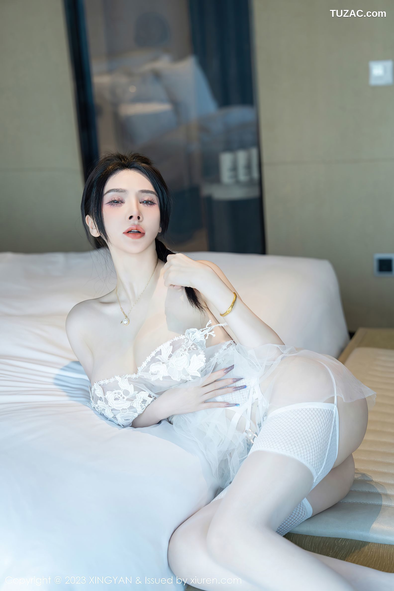 XingYan星颜社-196-潘娇娇-白色蕾丝情趣内衣-2023.05.25