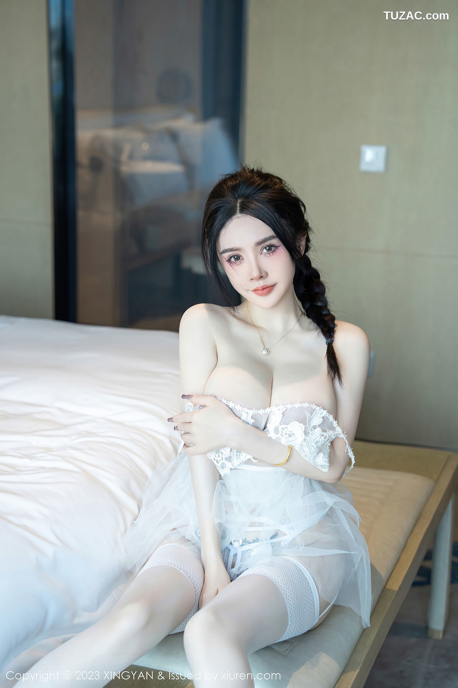 XingYan星颜社-196-潘娇娇-白色蕾丝情趣内衣-2023.05.25