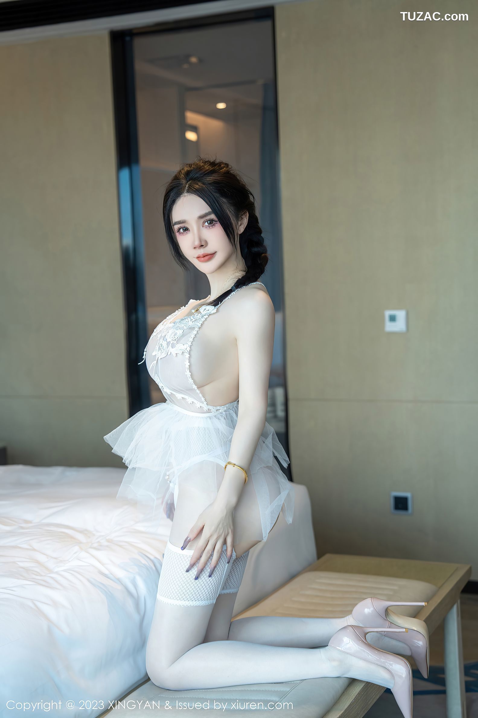 XingYan星颜社-196-潘娇娇-白色蕾丝情趣内衣-2023.05.25