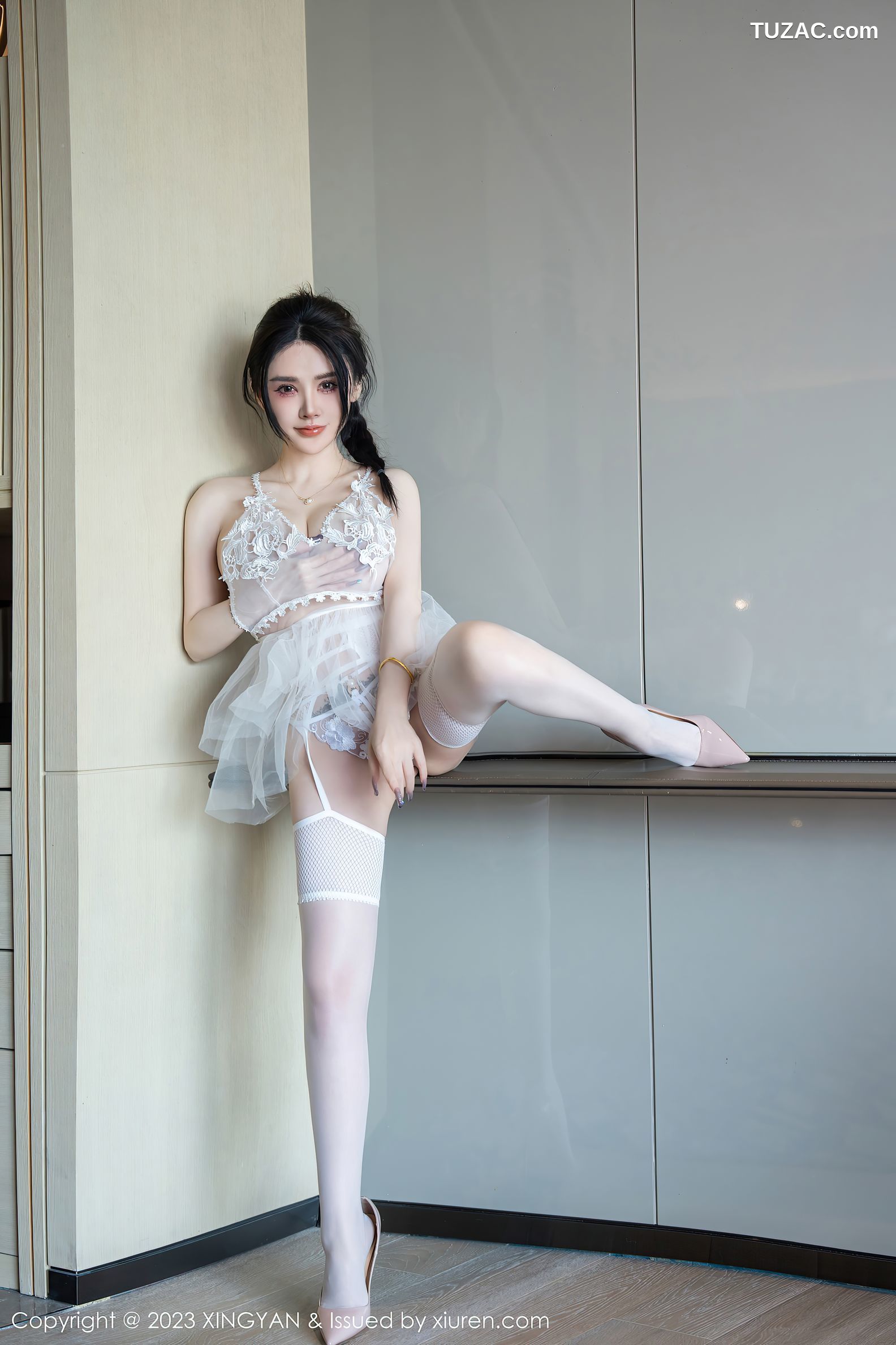 XingYan星颜社-196-潘娇娇-白色蕾丝情趣内衣-2023.05.25