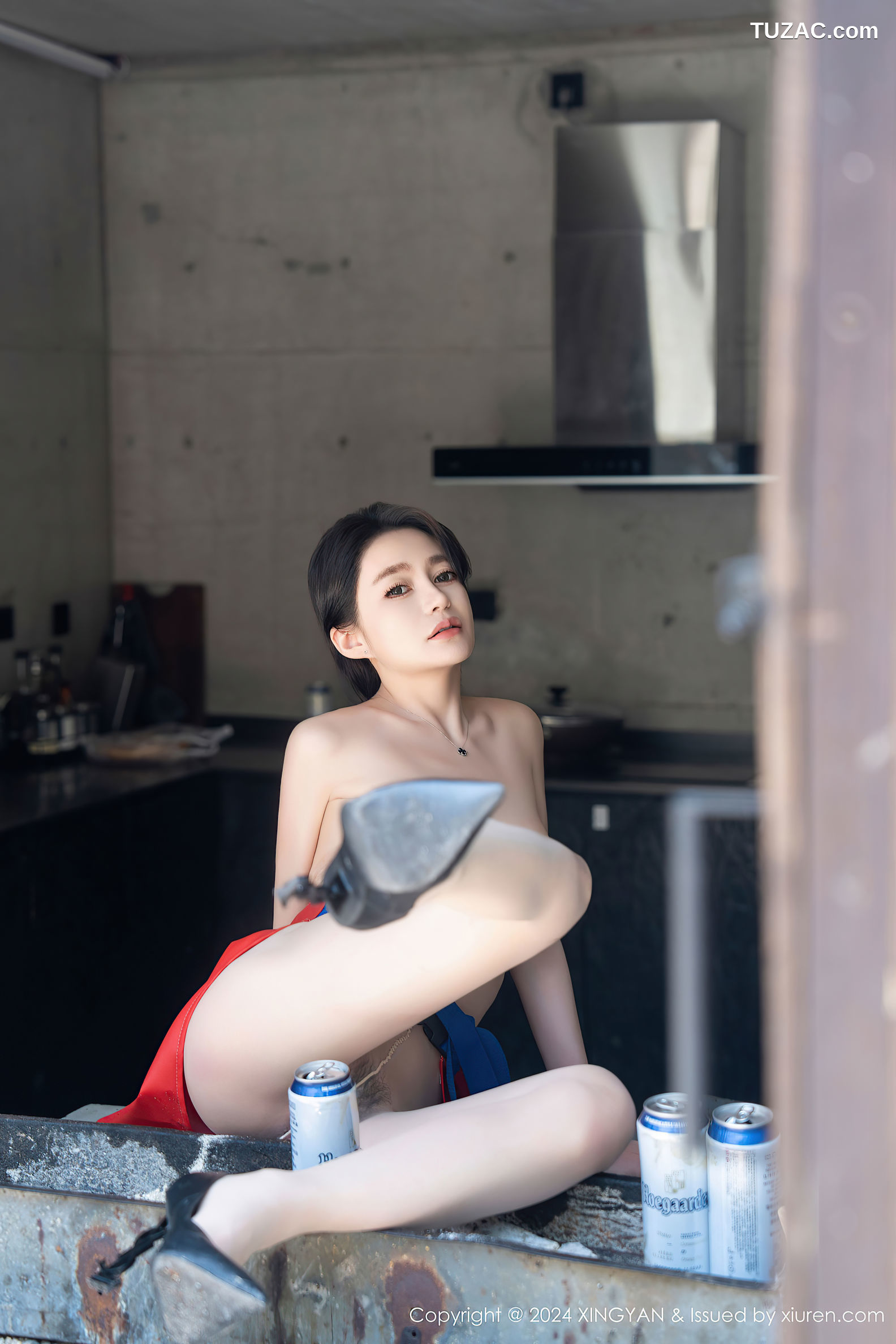 XingYan星颜社-253-林幼一-人妻红围裙保鲜膜内衣爆乳-2024.07.08