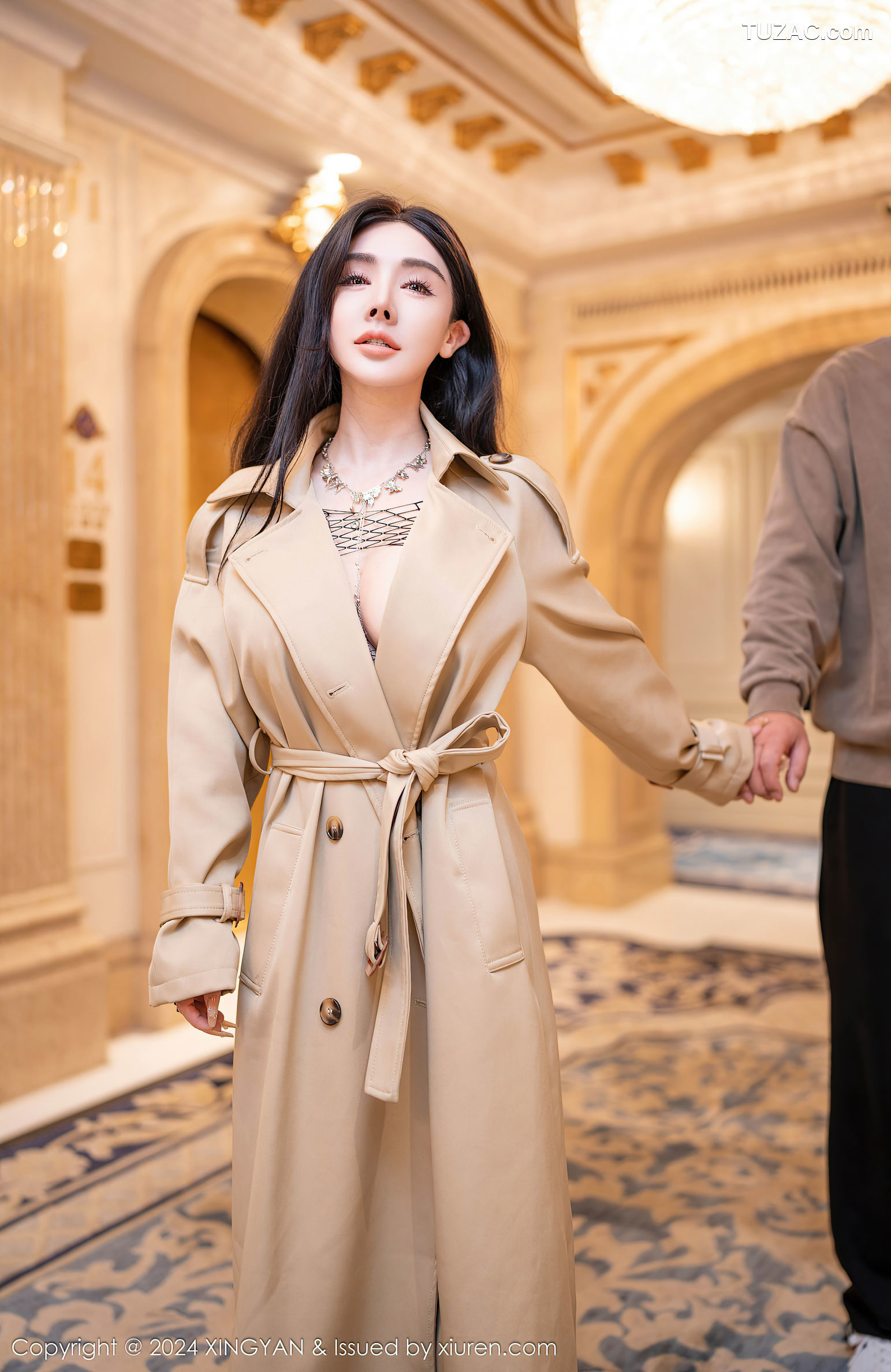 XingYan星颜社-293-潘思沁-黑网袜连体衣爆乳-2024.12.20