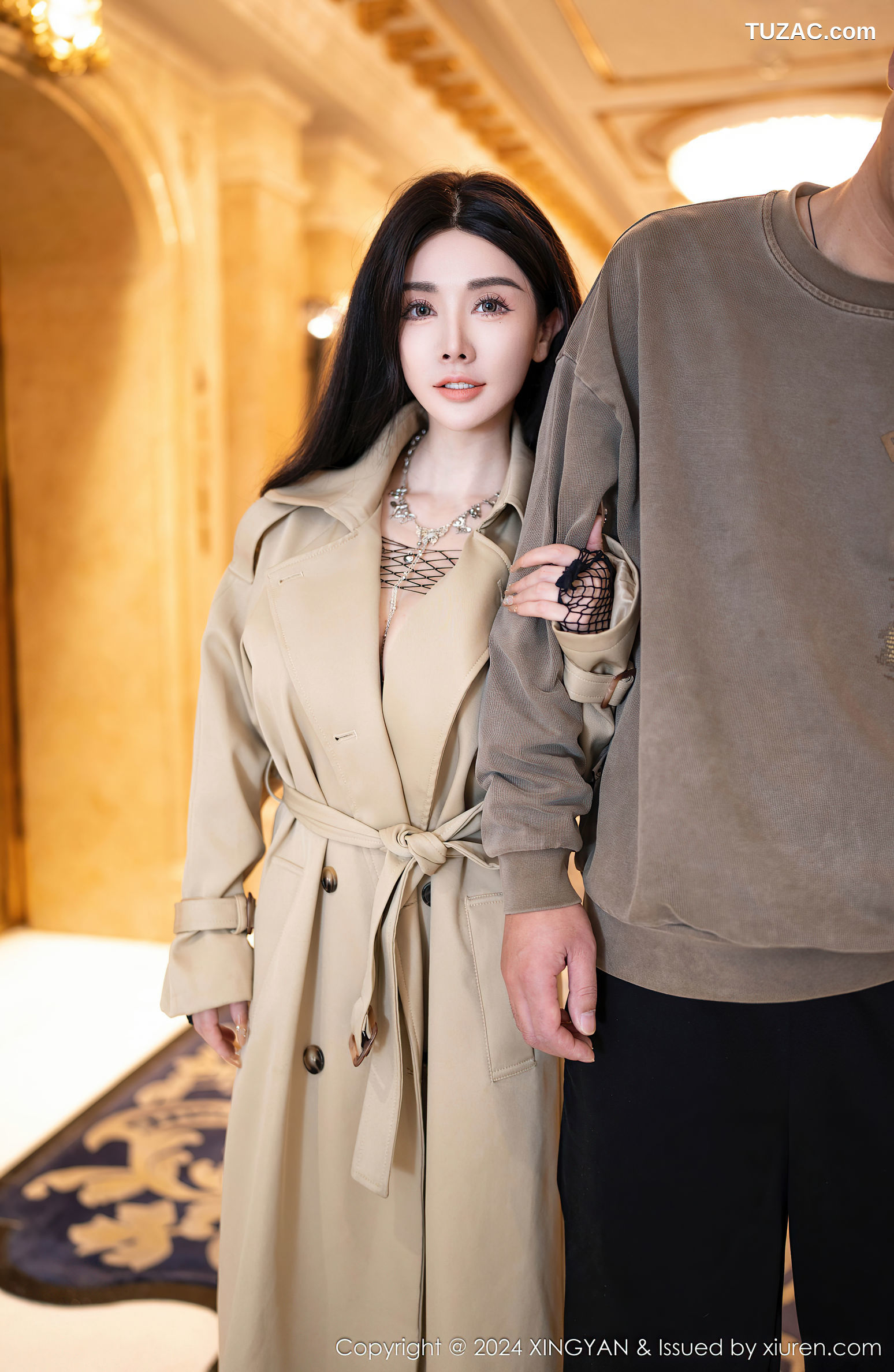 XingYan星颜社-293-潘思沁-黑网袜连体衣爆乳-2024.12.20