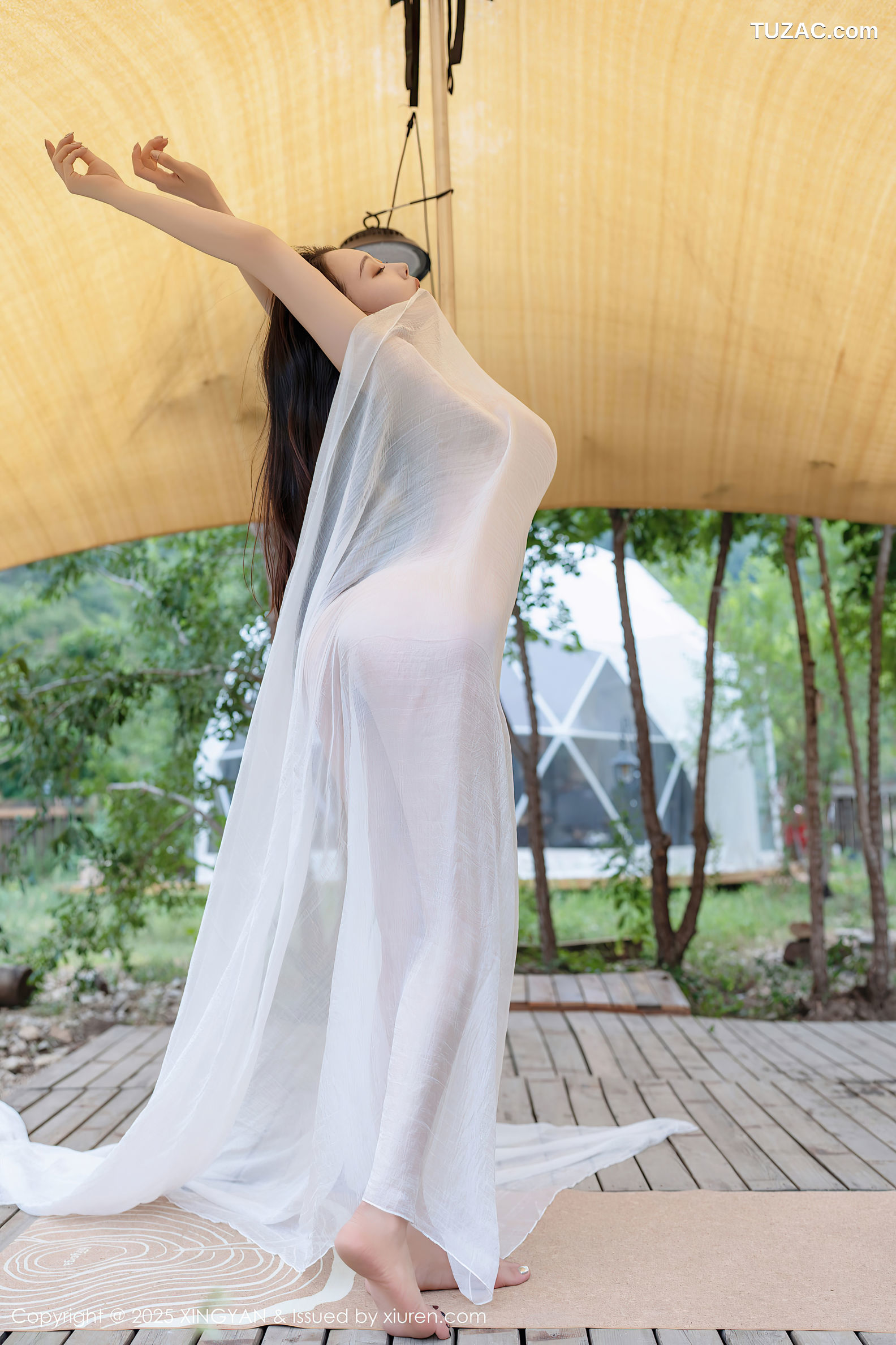 XingYan星颜社-298-清妙-钢管女郎透视白纱爆乳-2025.01.09