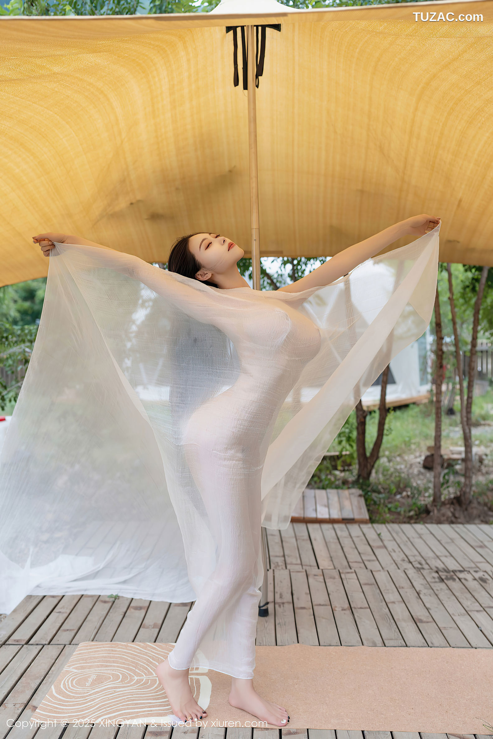 XingYan星颜社-298-清妙-钢管女郎透视白纱爆乳-2025.01.09