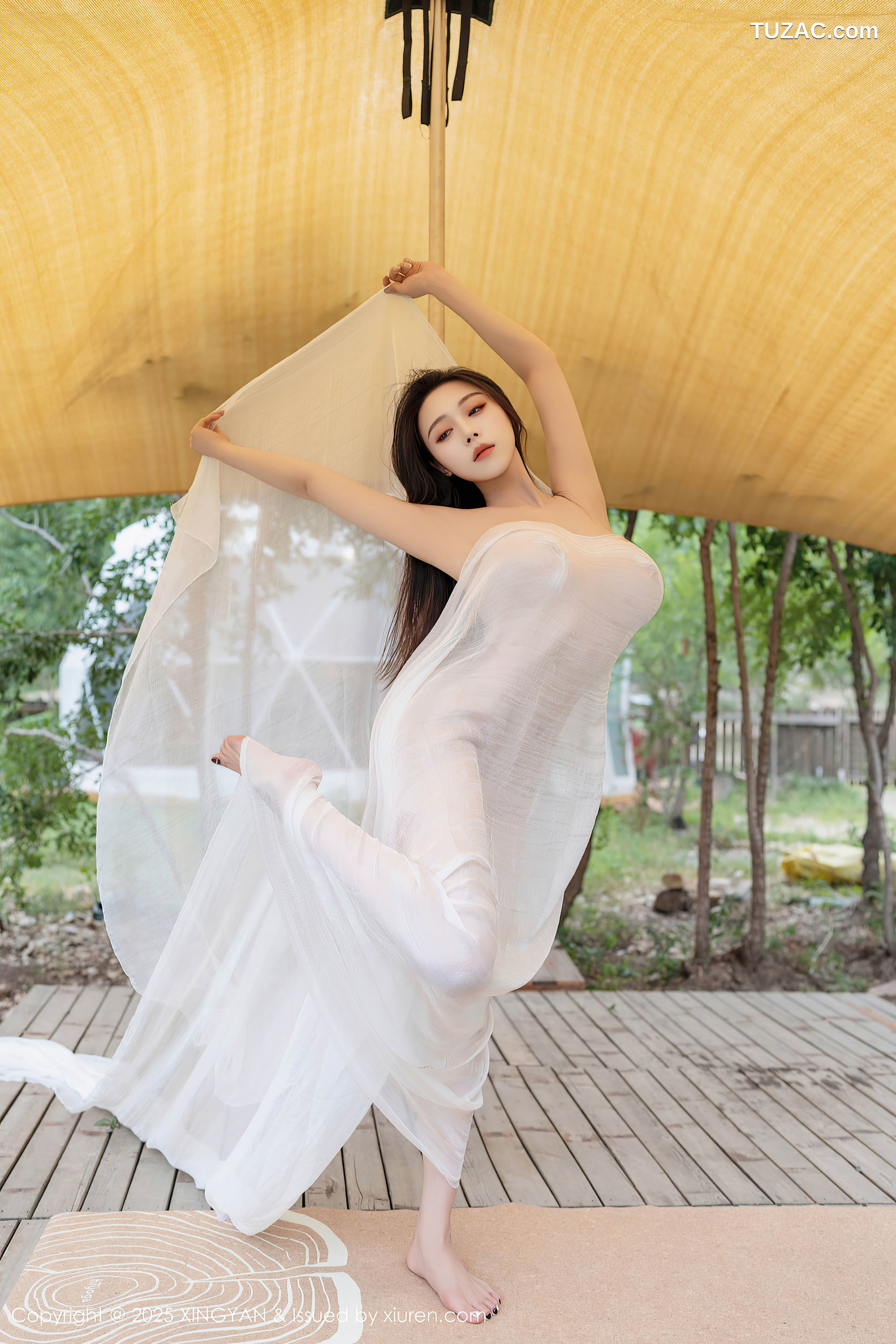 XingYan星颜社-298-清妙-钢管女郎透视白纱爆乳-2025.01.09