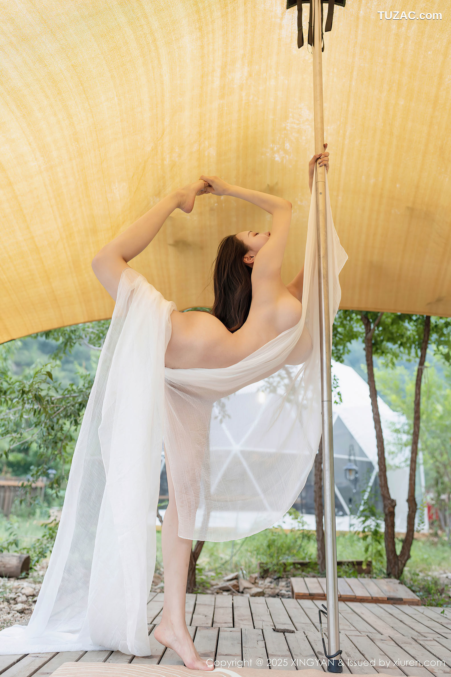 XingYan星颜社-298-清妙-钢管女郎透视白纱爆乳-2025.01.09