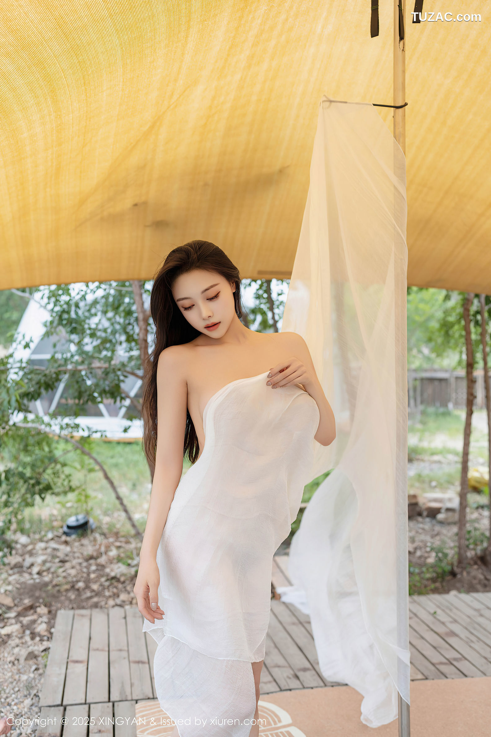 XingYan星颜社-298-清妙-钢管女郎透视白纱爆乳-2025.01.09