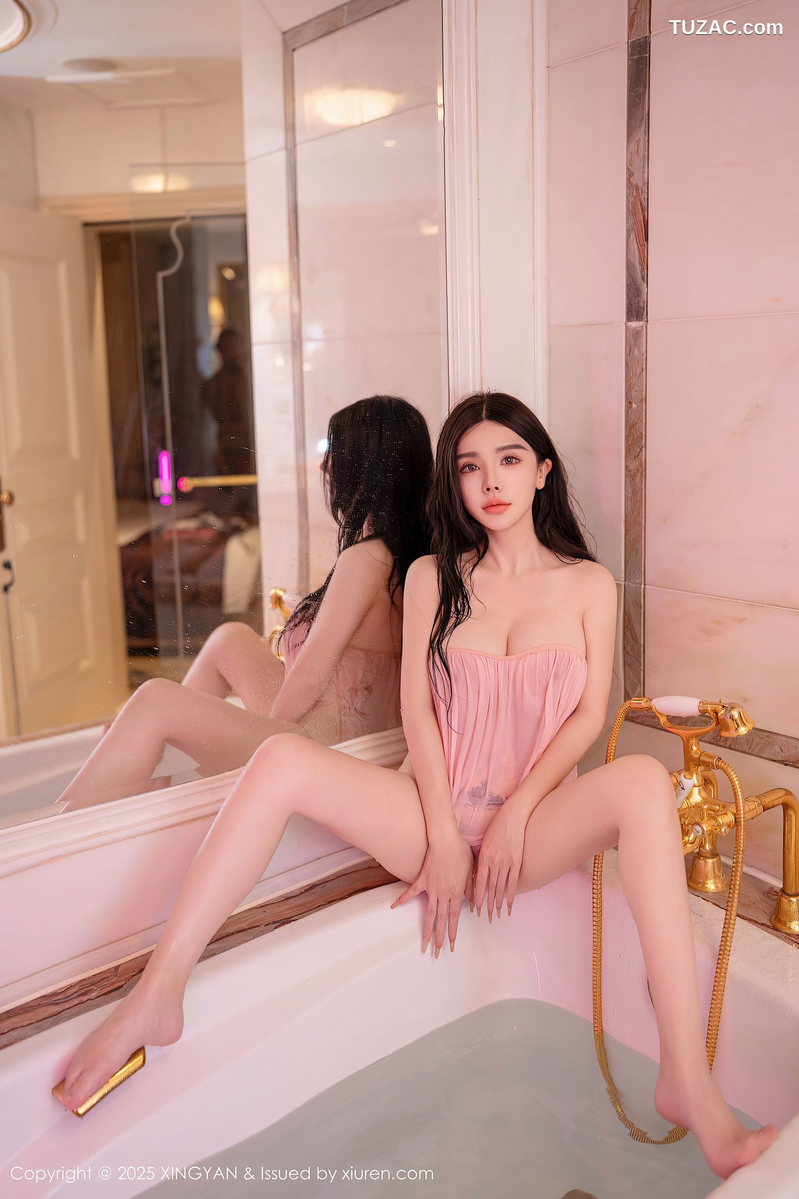 XingYan星颜社-306-潘思沁-粉色情趣内衣浴缸湿身爆乳-2025.02.08